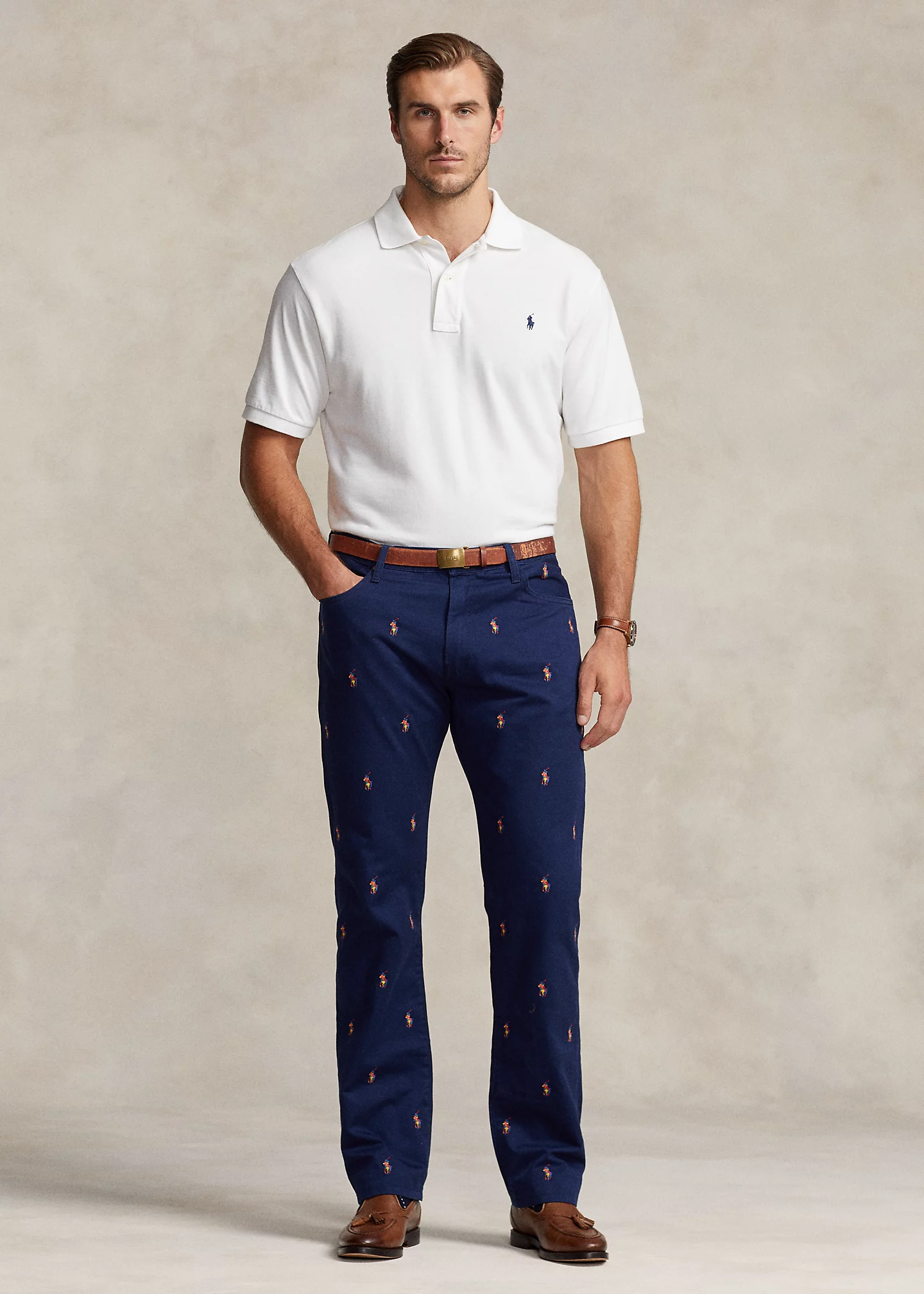 Hampton Relaxed Straight Polo Pony Jean