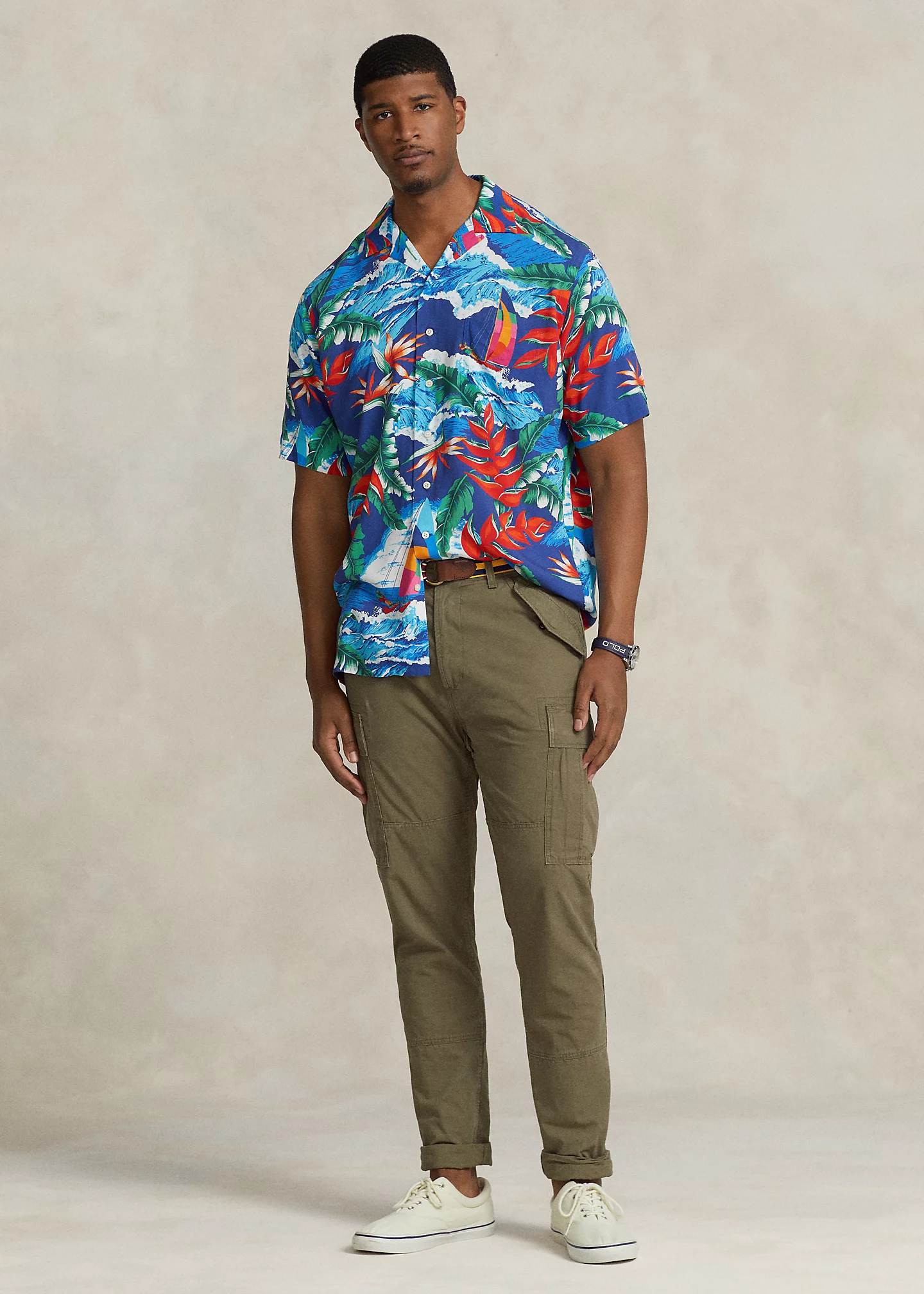 Hoffman Print Camp Shirt