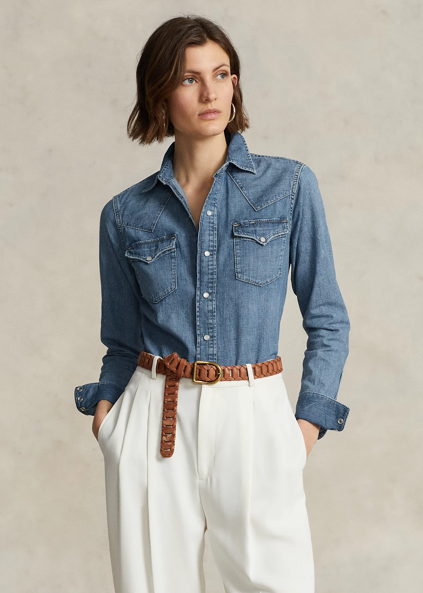 Denim Western Shirt