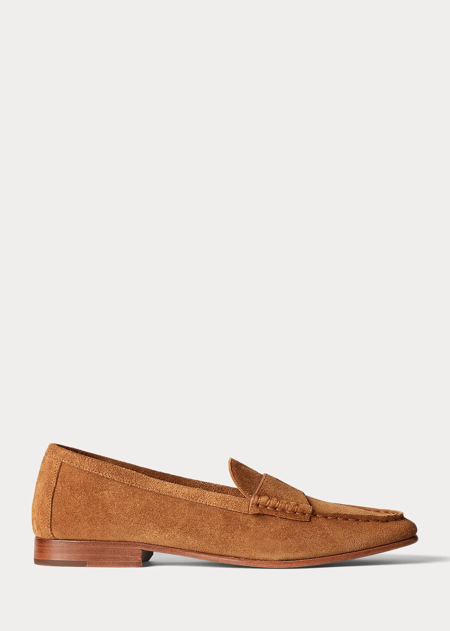 Embossed-Pony Suede Penny Loafer