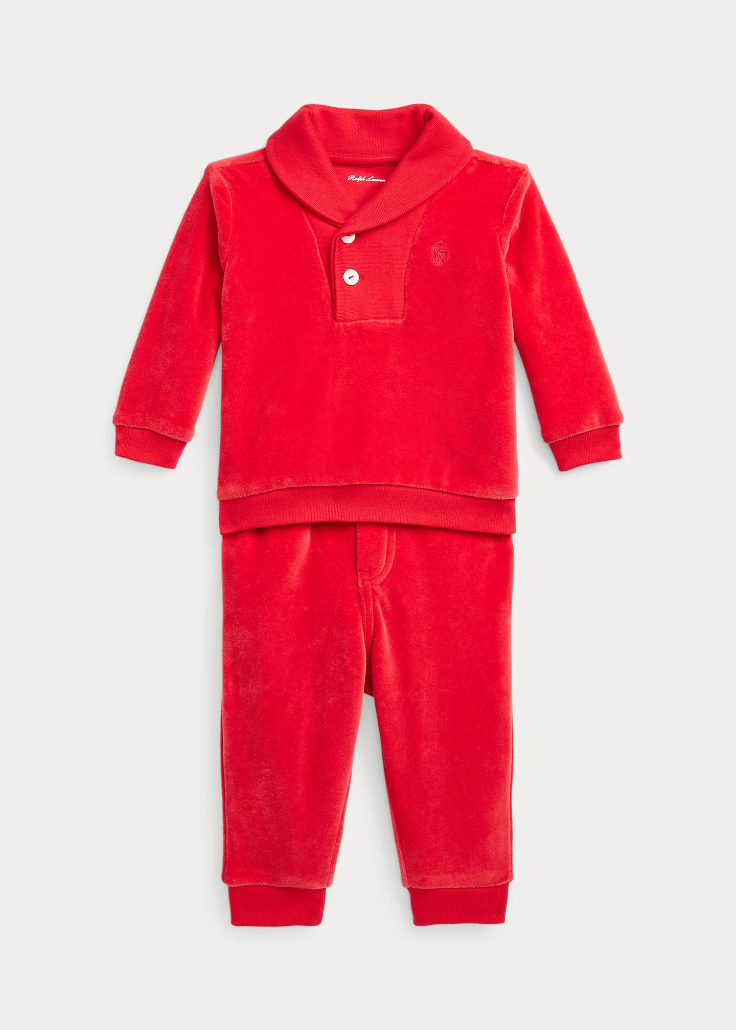 Velour Pullover & Pant Set