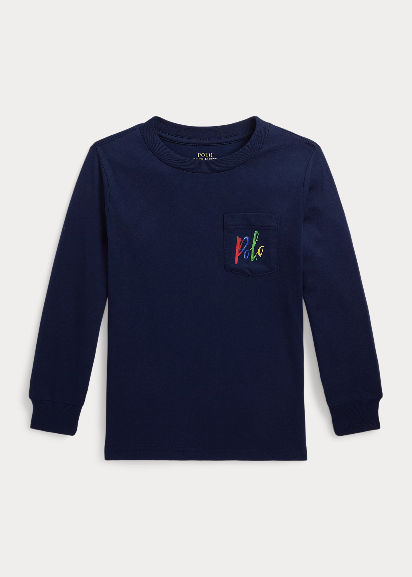 Big Pony Logo Cotton Long-Sleeve Tee