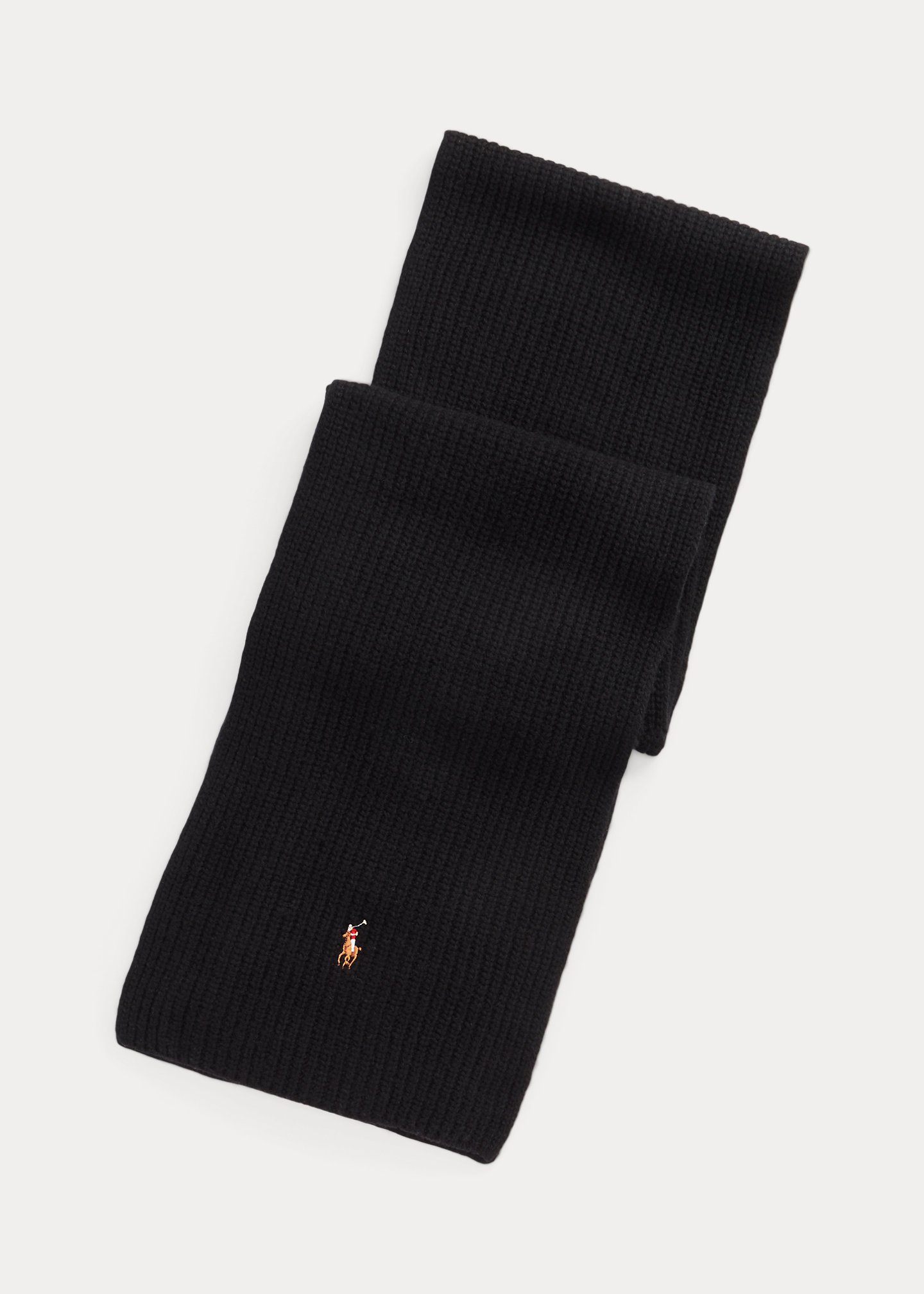 Rib-Knit Wool-Blend Scarf