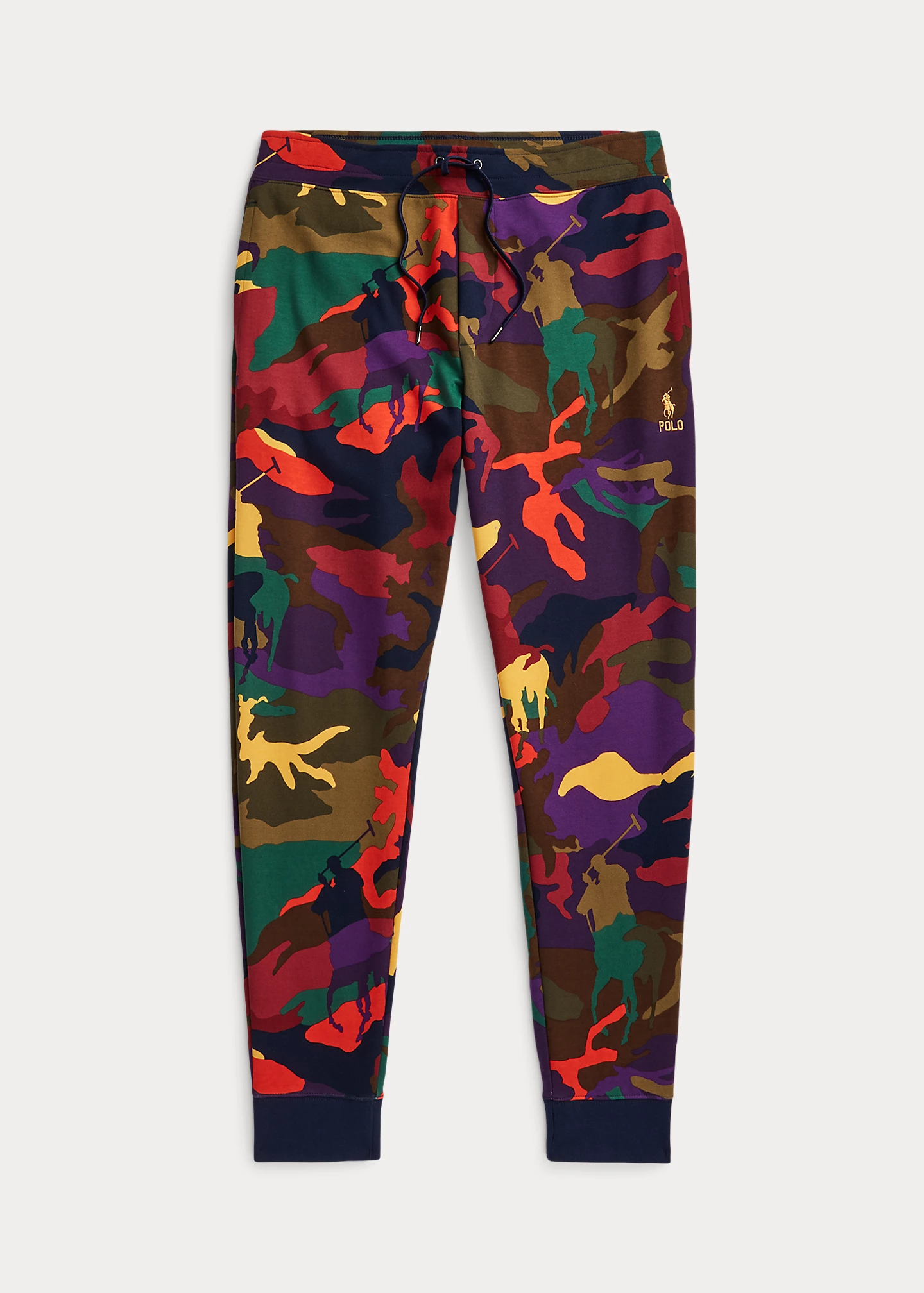 Polo Pony Camo Double-Knit Jogger Pant