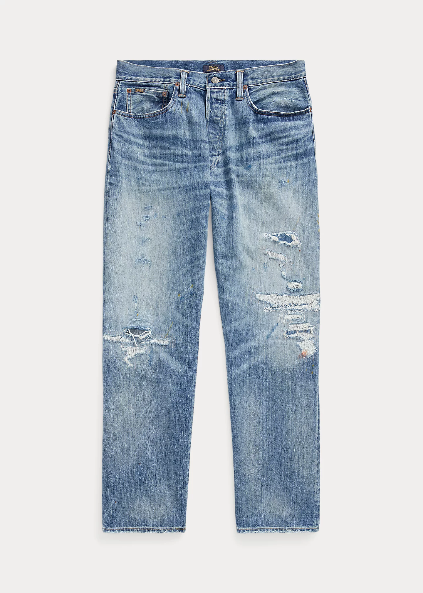 Classic Fit Distressed Jean