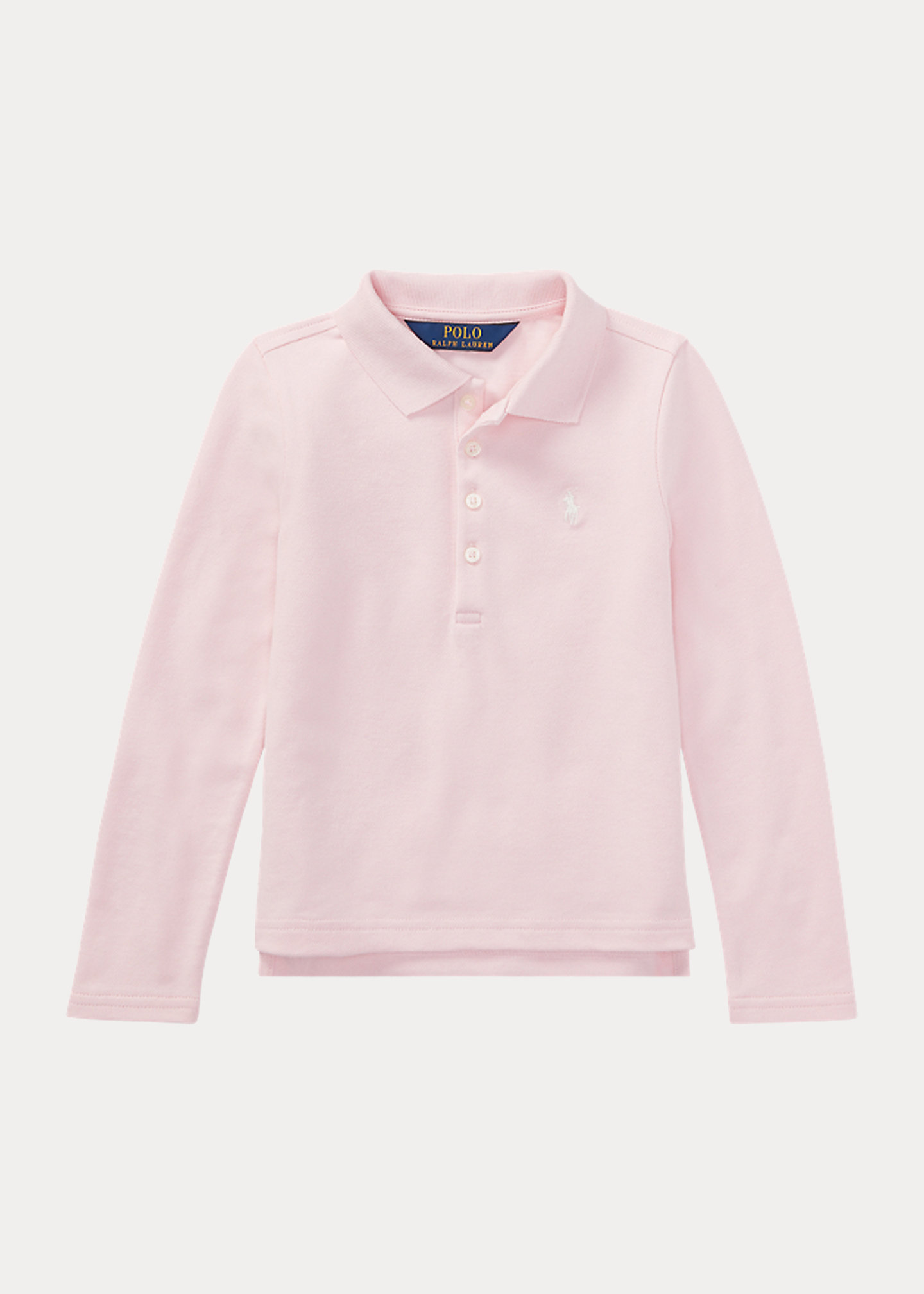 Stretch Cotton Mesh Polo Shirt