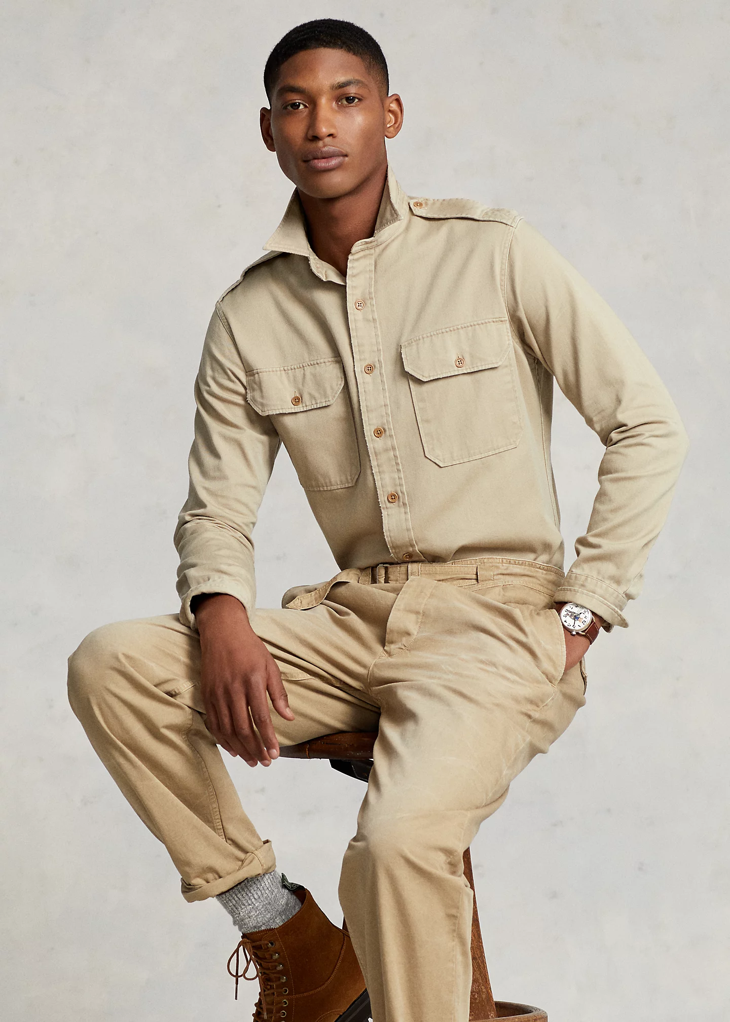 Classic Fit Twill Workshirt