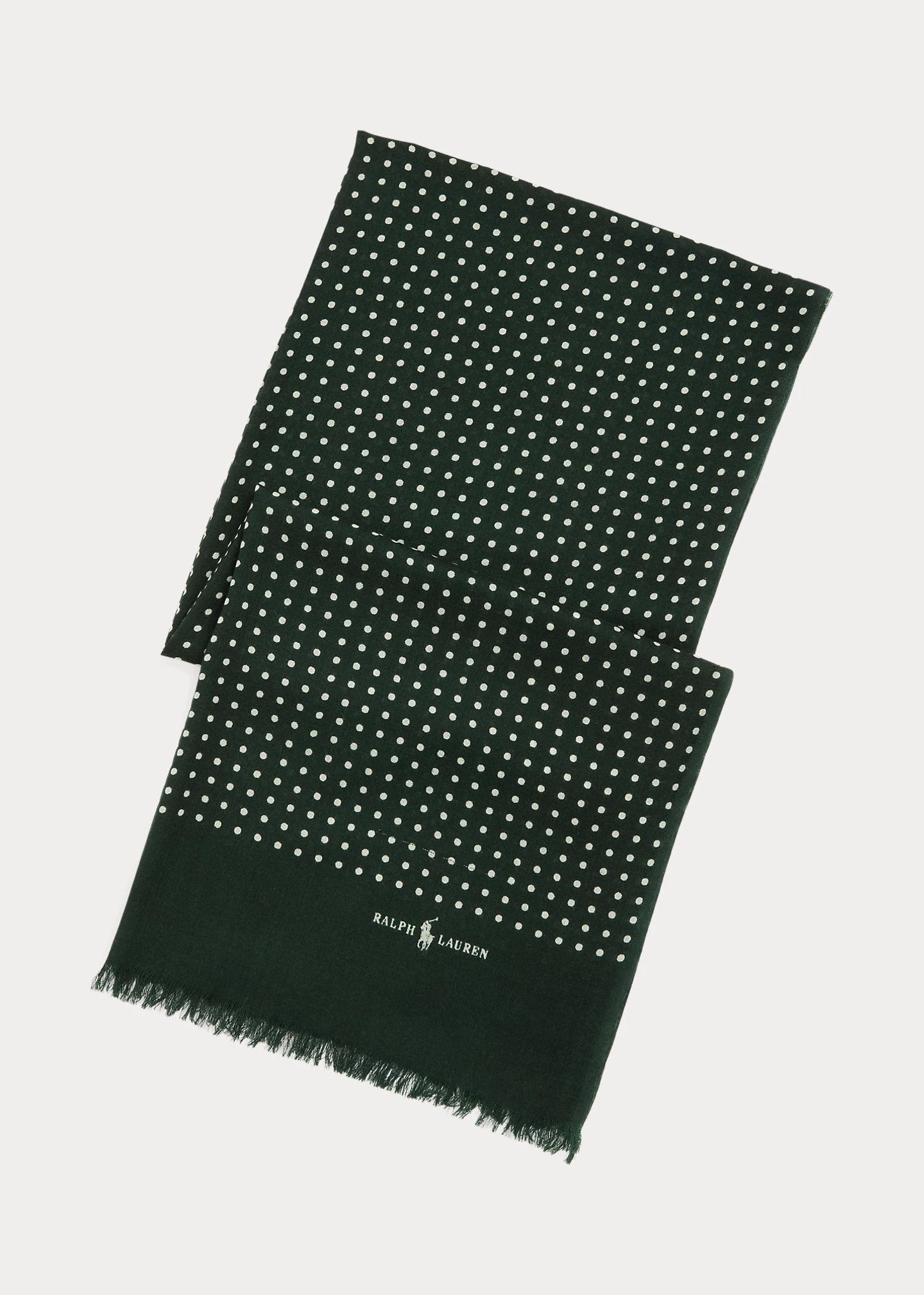 Polka-Dot Wool-Cashmere Scarf