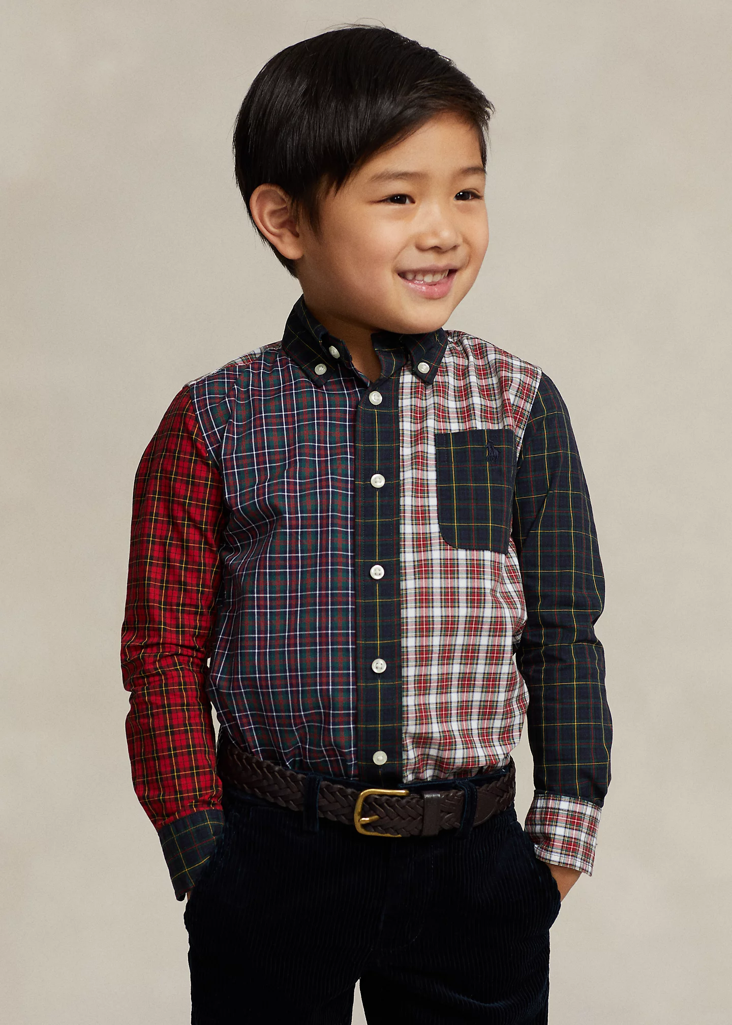 Plaid Cotton Poplin Fun Shirt