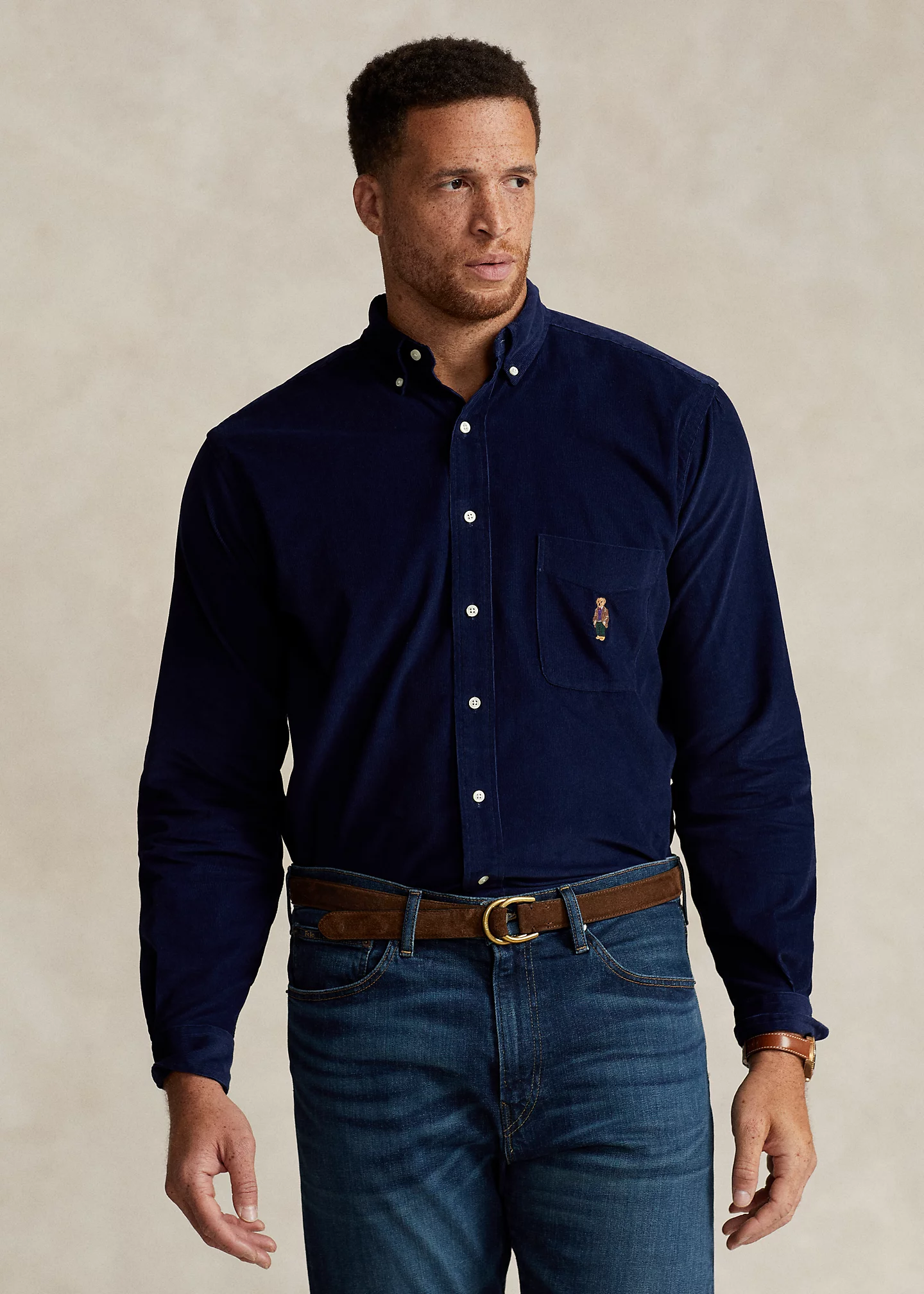 Polo Bear Corduroy Shirt