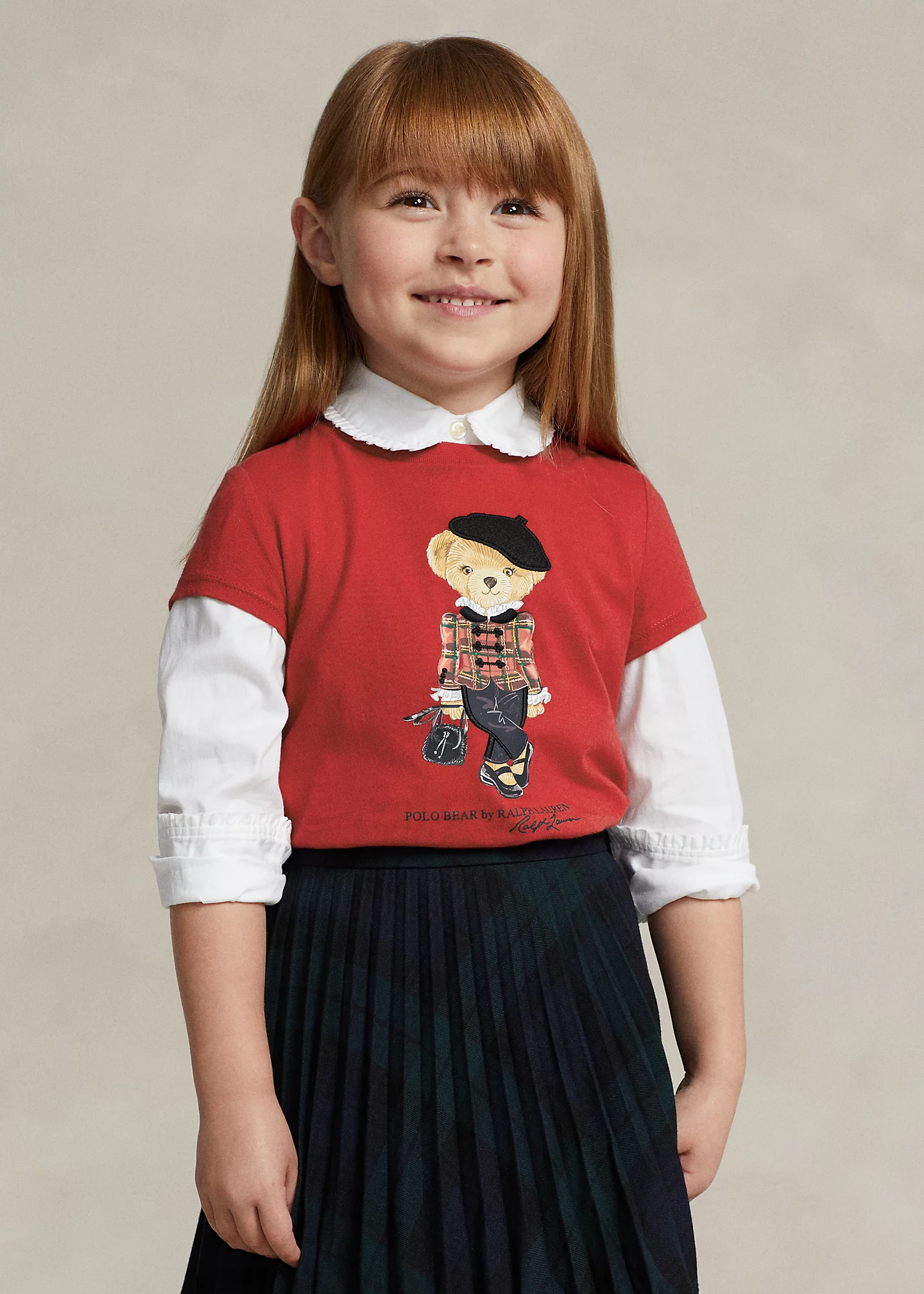 Polo Bear Cotton Jersey Tee