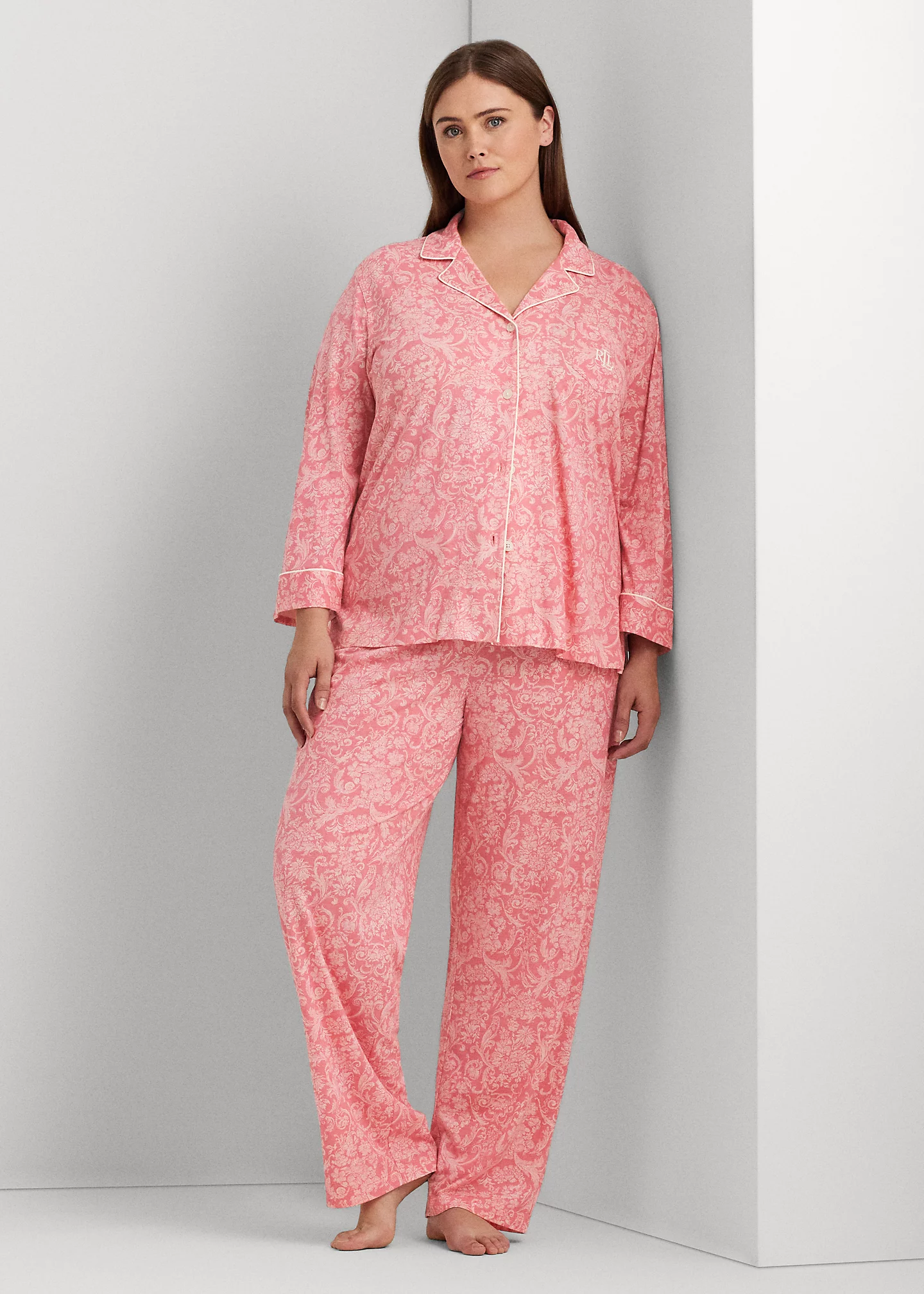 Paisley Cotton-Blend Jersey Sleep Set
