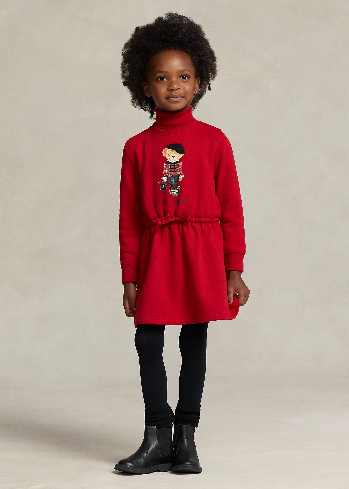 Polo Bear Fleece Dress