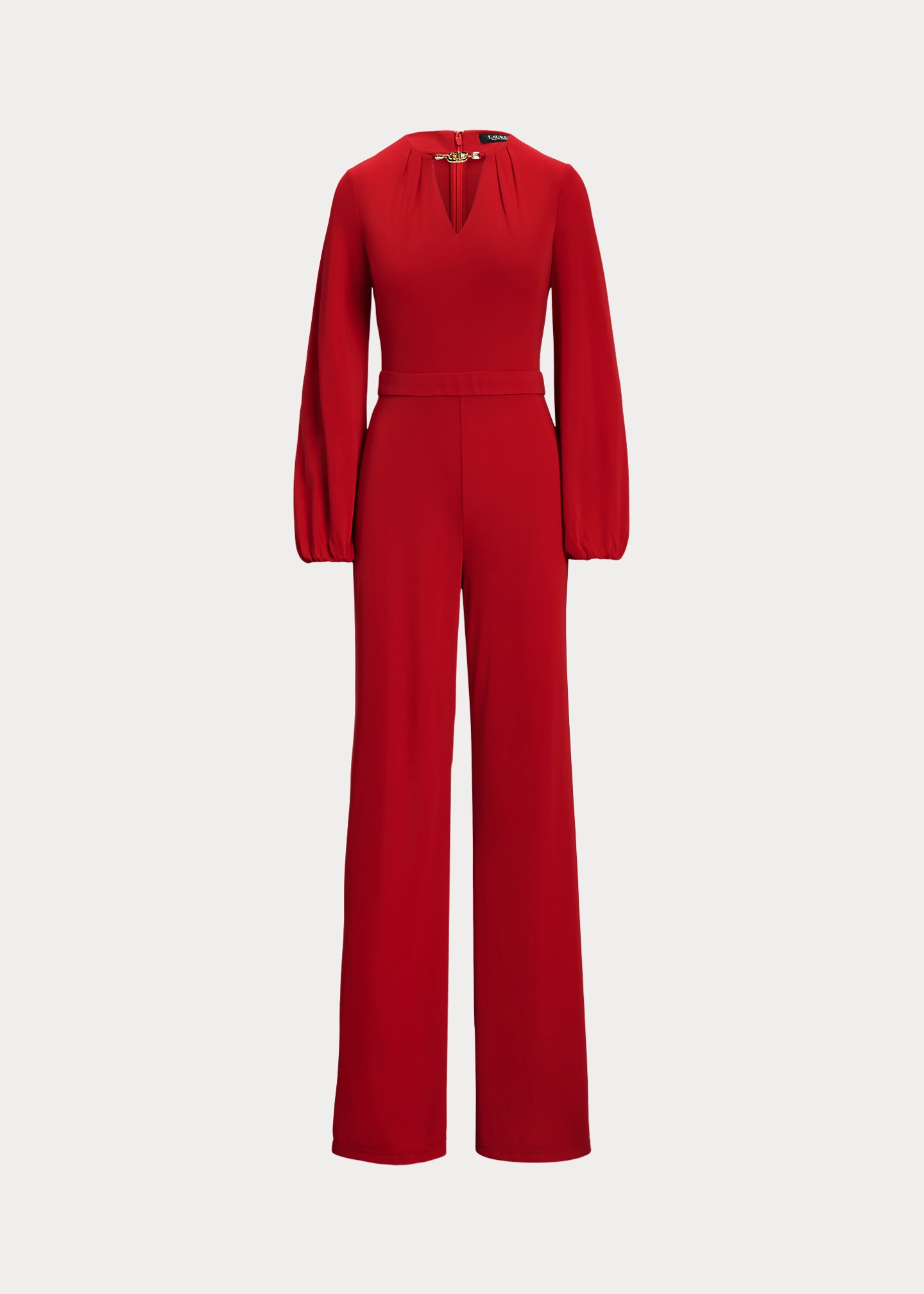 Logo-Trim Jersey Wide-Leg Jumpsuit