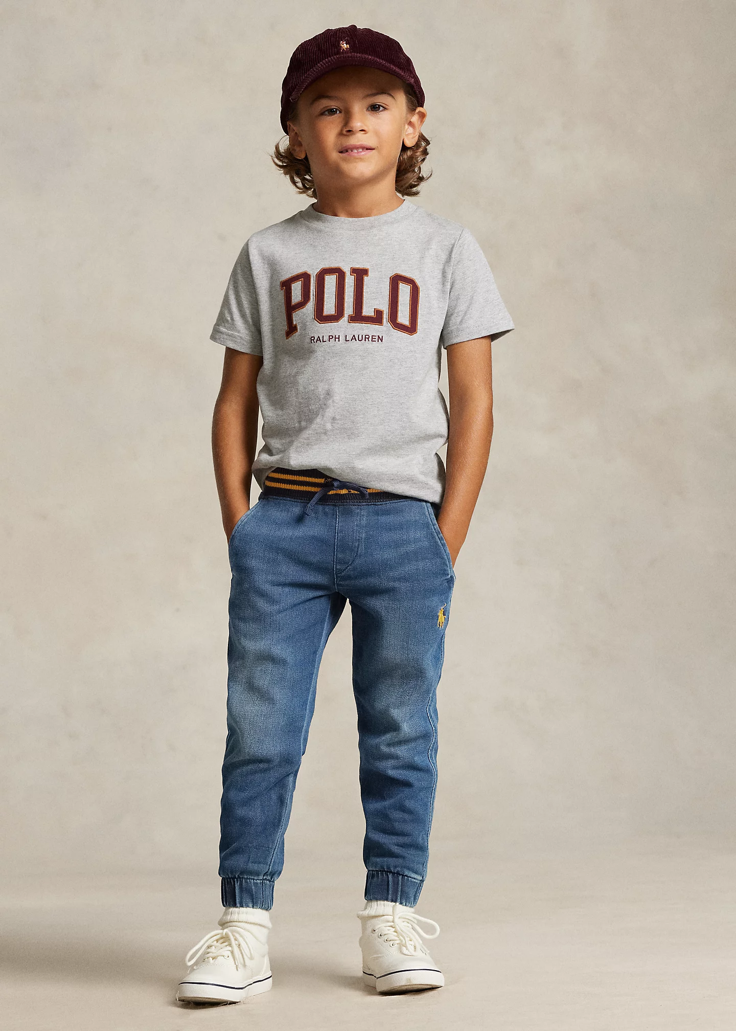 Stretch Denim Jogger Pant