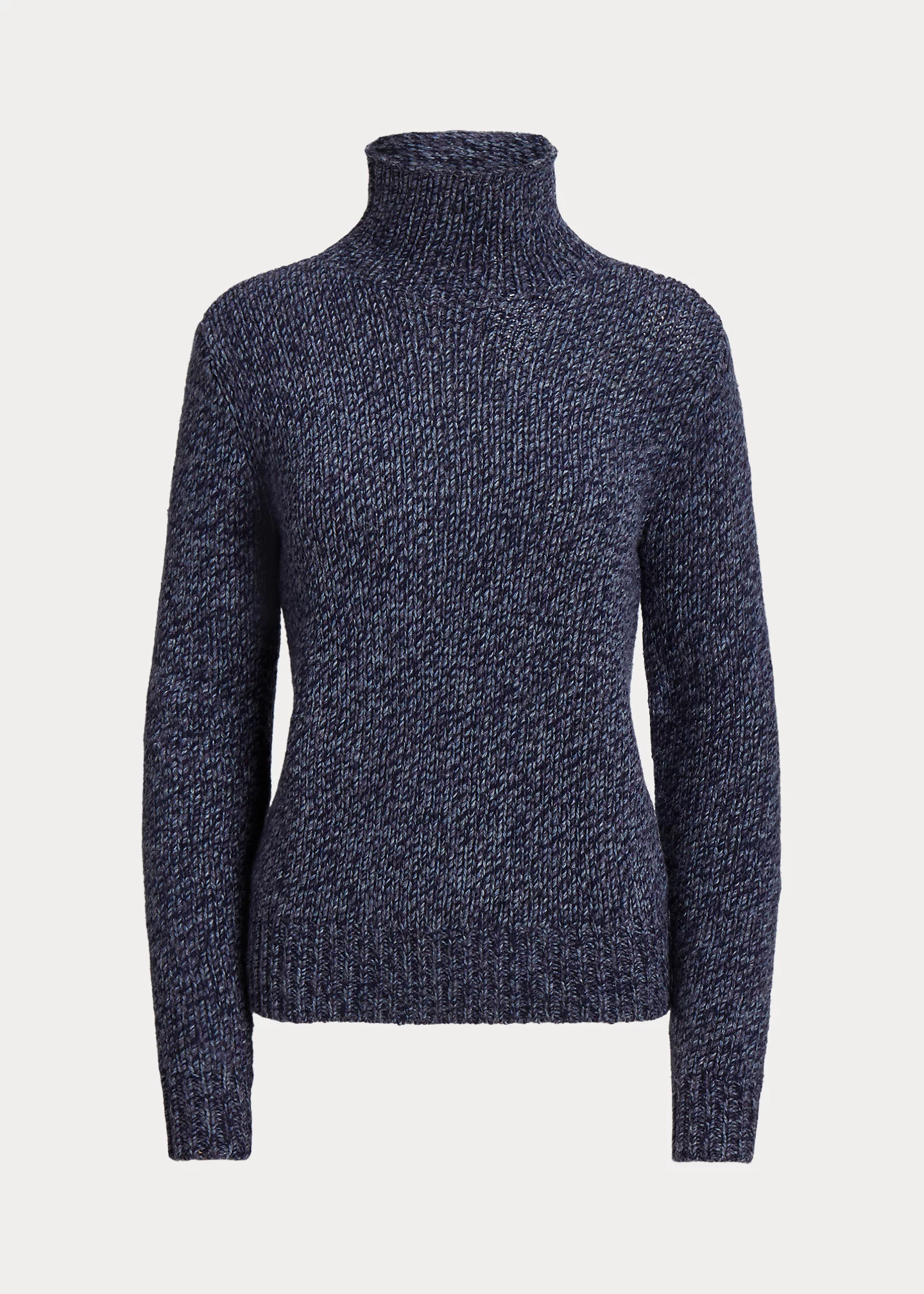 Wool-Blend Funnelneck Sweater
