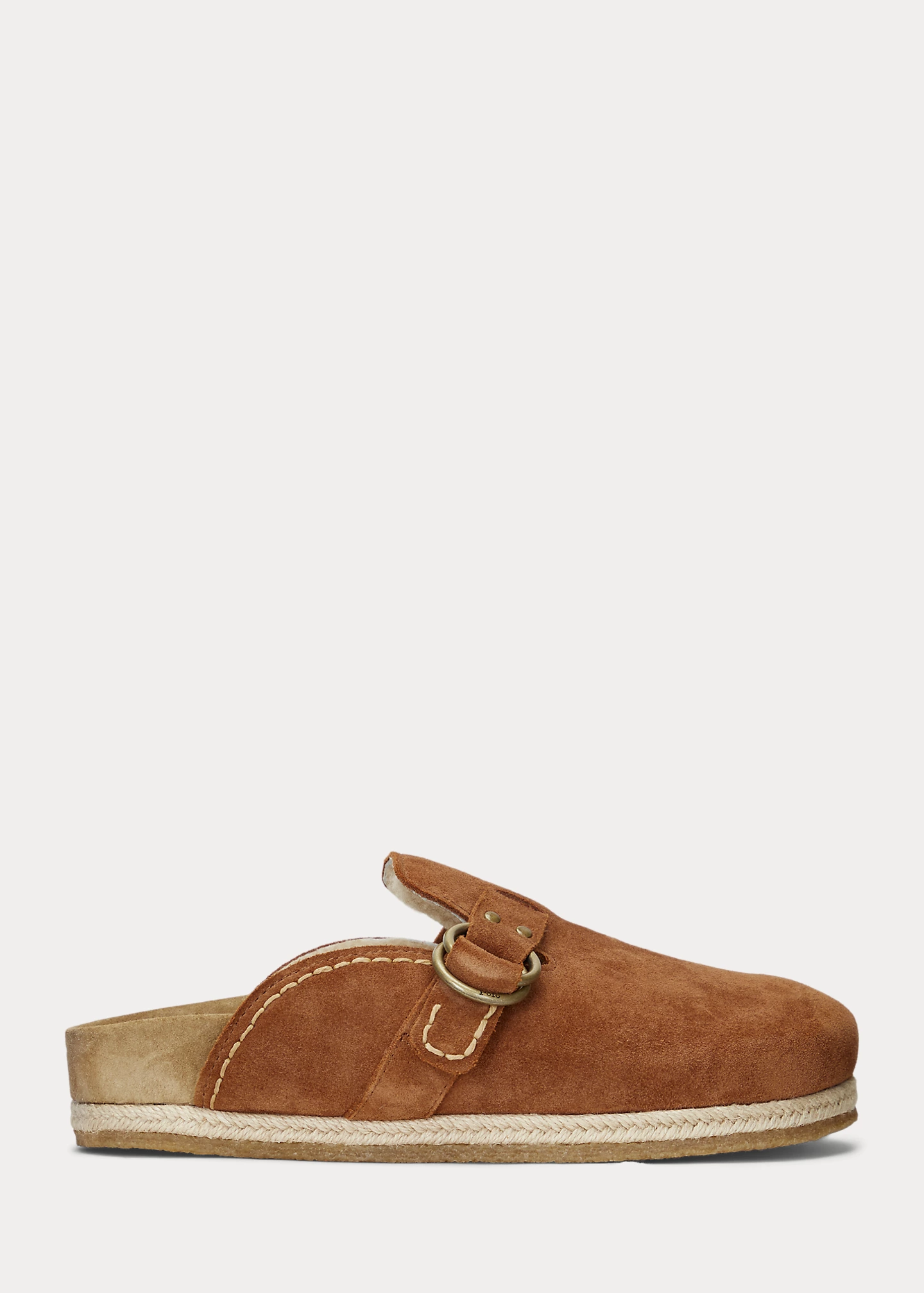 Turbach Shearling-Lined Suede Clog
