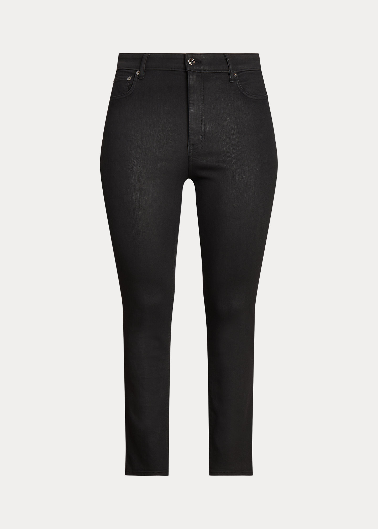 Coated High-Rise Skinny Ankle Jean