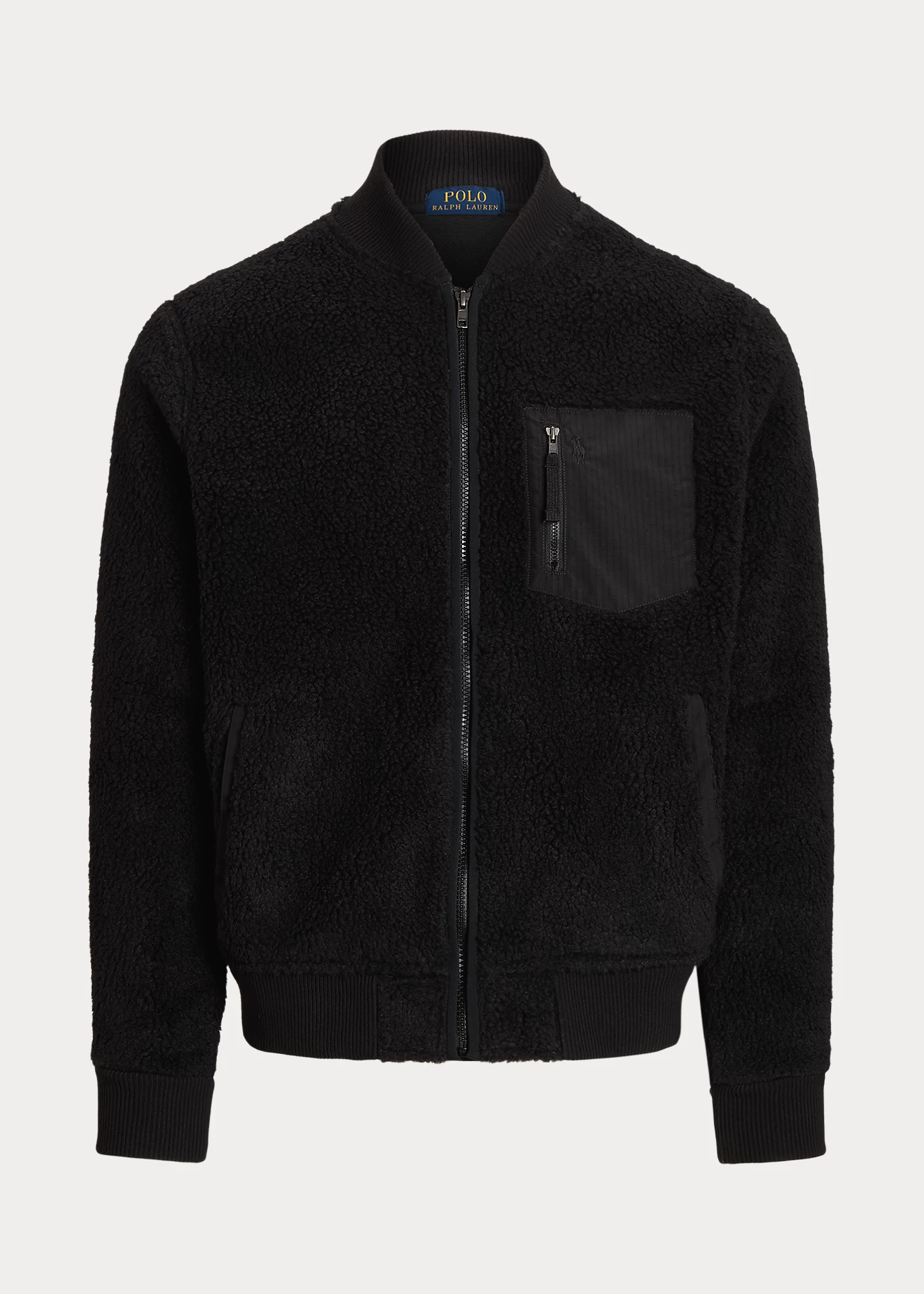 Bonded Pile Fleece Bomber Jacket