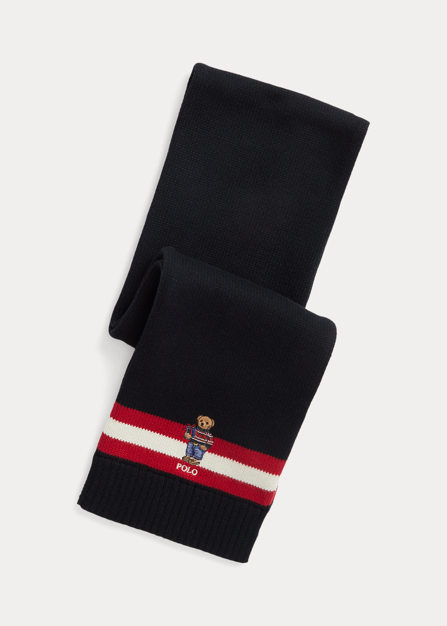 Polo Bear Cotton Scarf