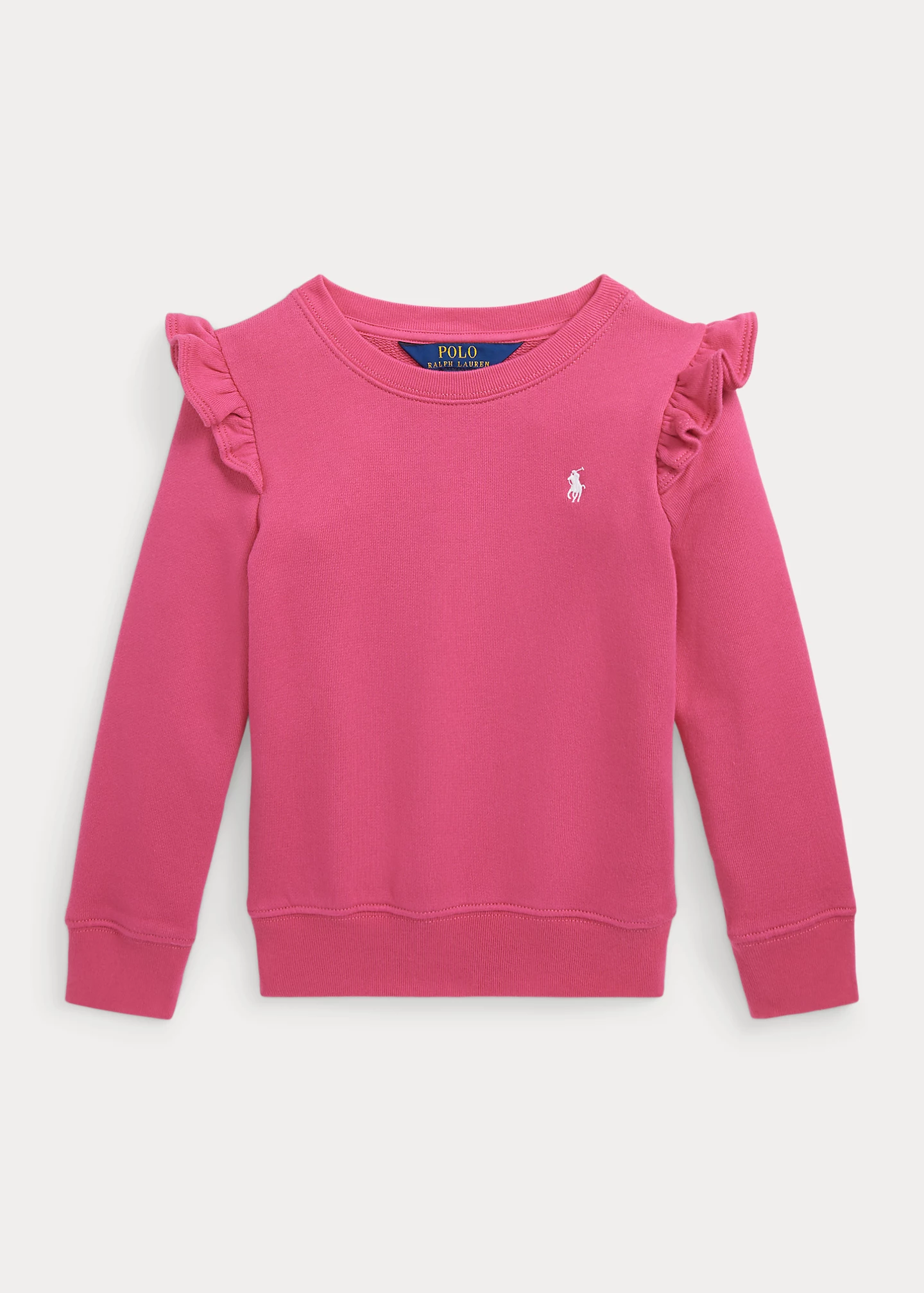 Ruffled Terry Sweatshirt