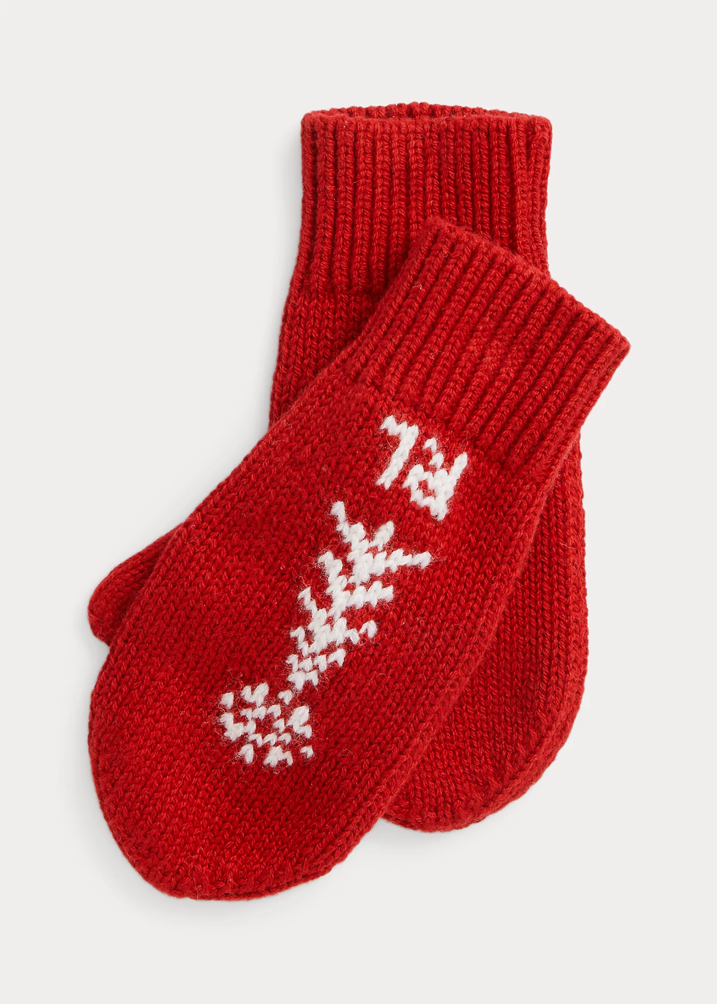 Logo Cotton-Blend Mitten