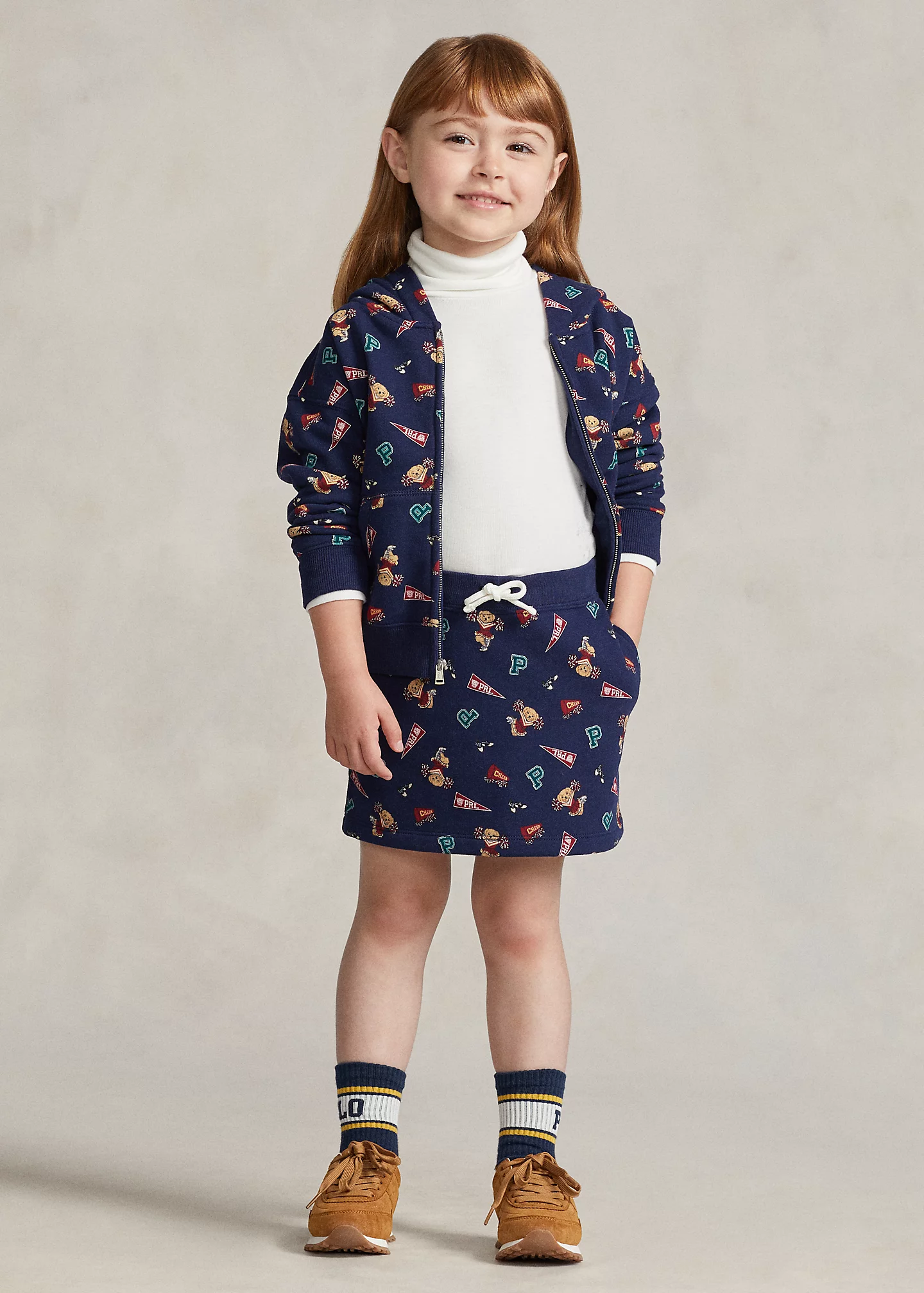 Polo Bear Fleece Skirt