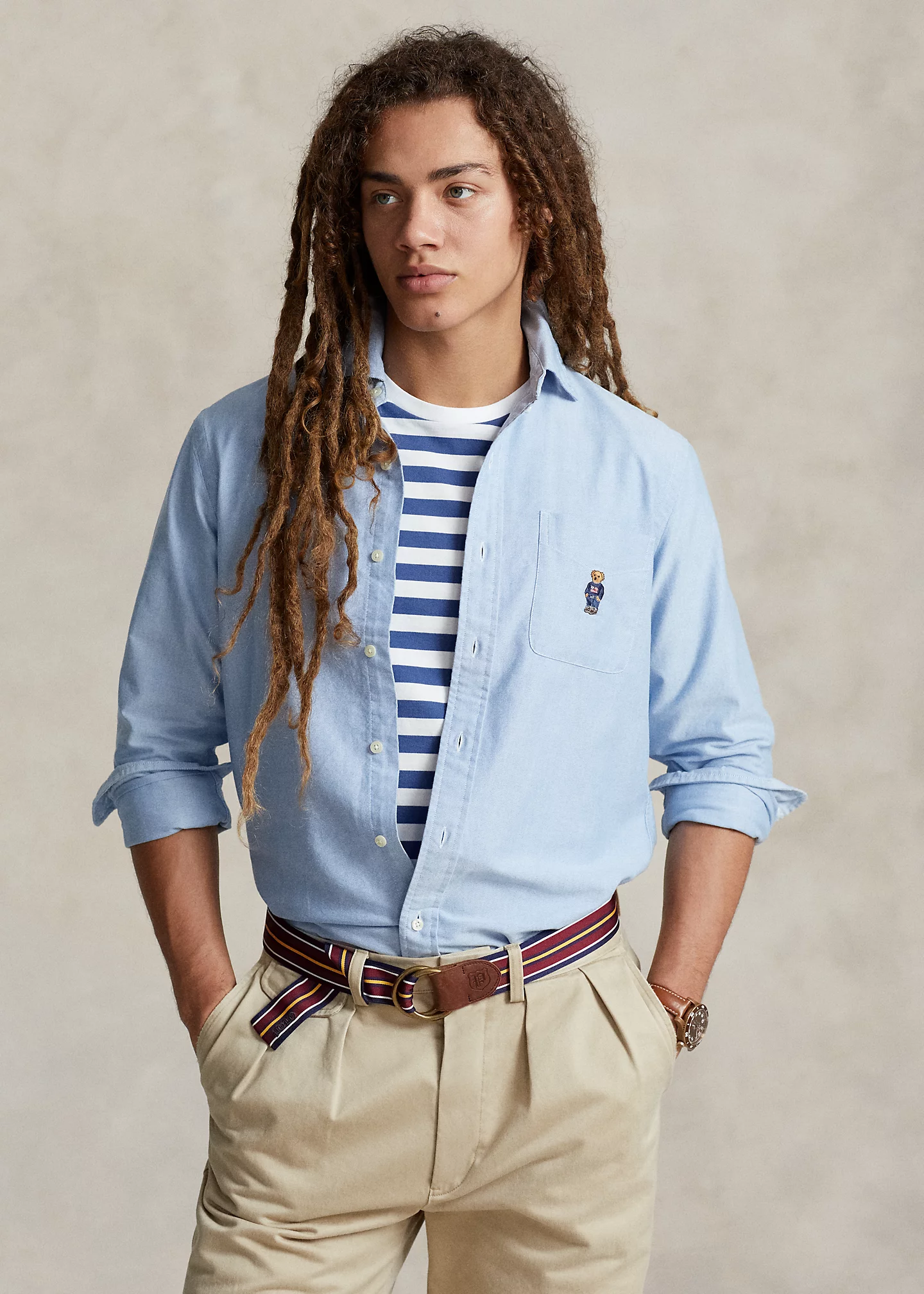 Classic Fit Polo Bear Oxford Shirt