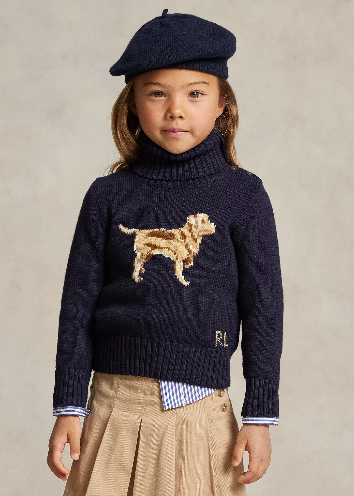 Dog Cotton-Blend Turtleneck Sweater