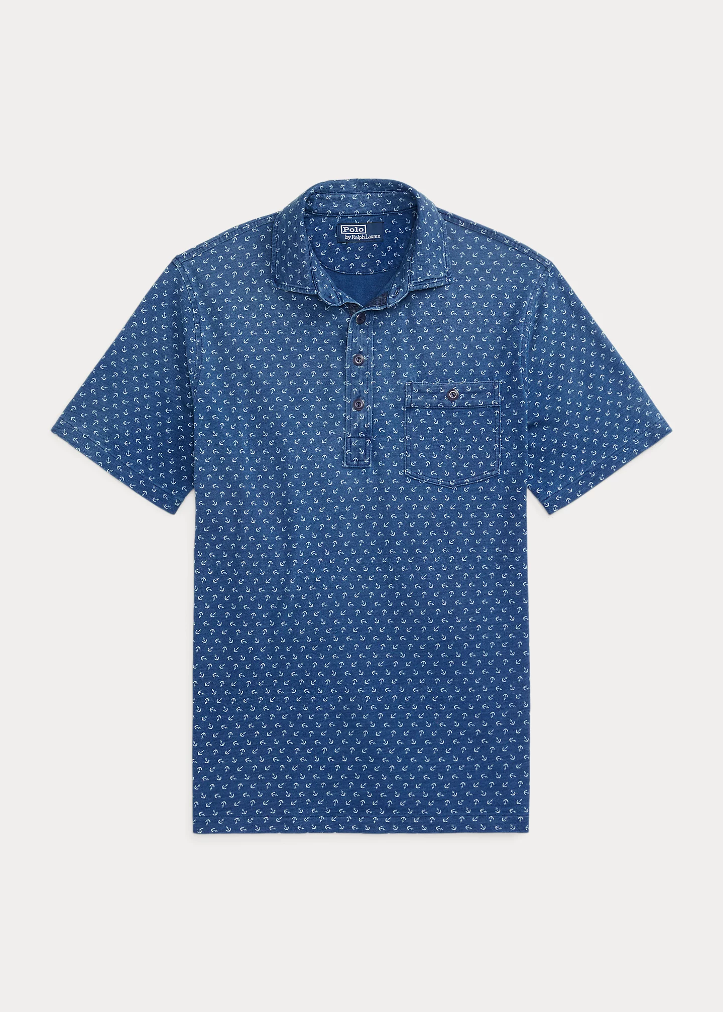 Classic Fit Anchor Jersey Polo Shirt