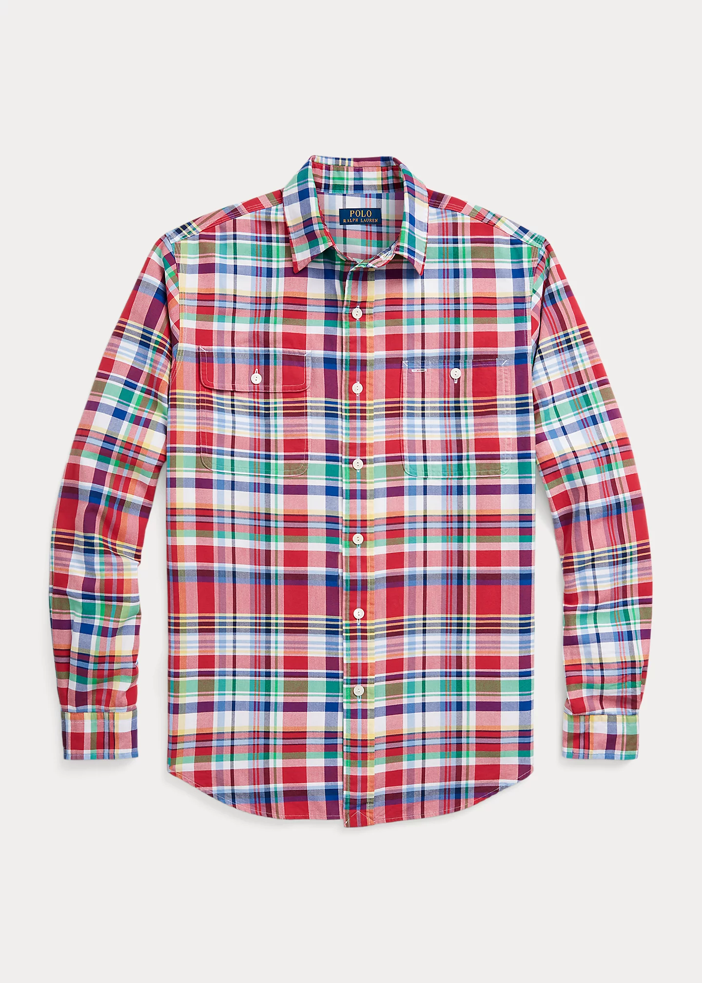 Classic Fit Plaid Oxford Workshirt