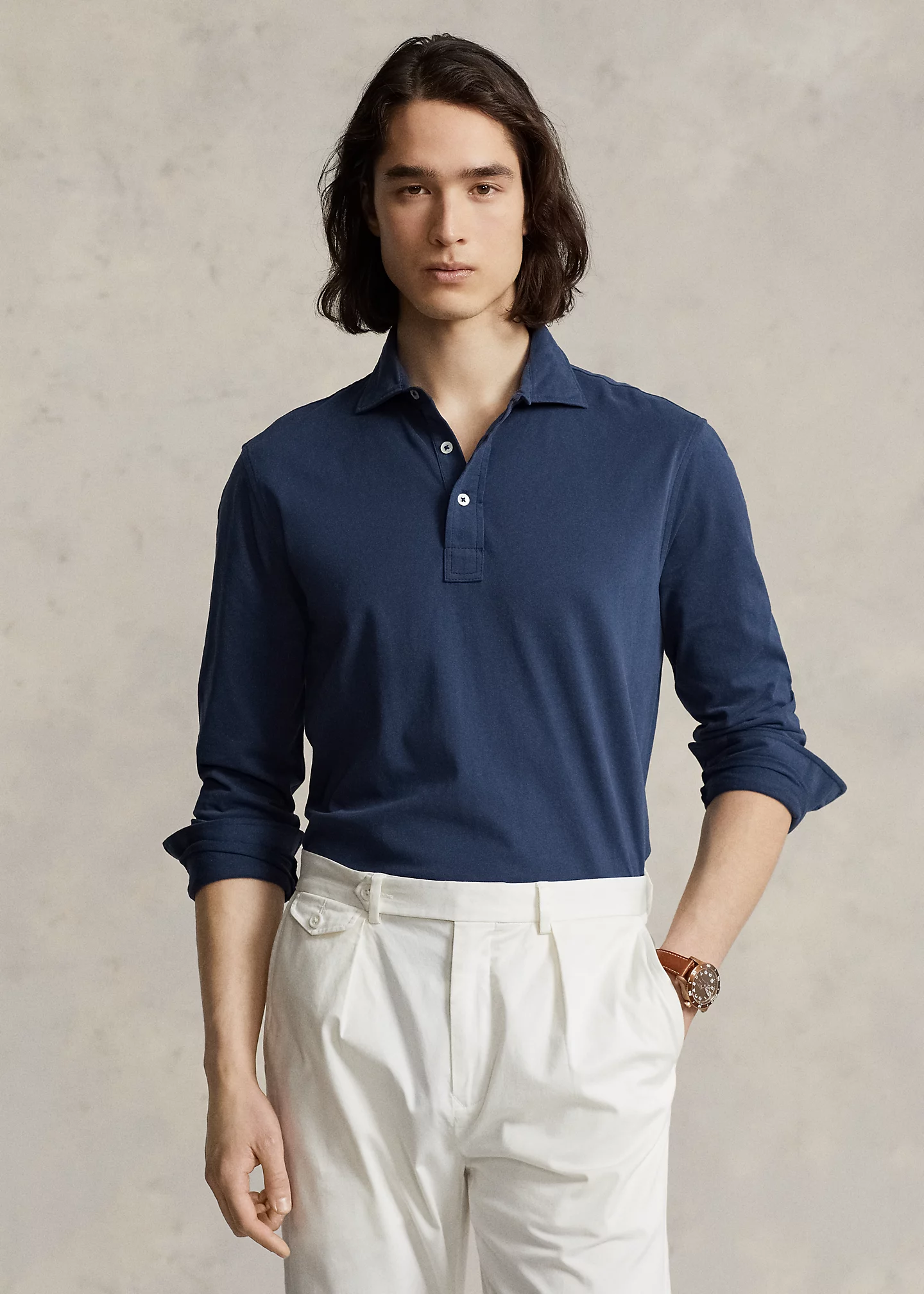 Custom Slim Fit Jersey Polo Shirt