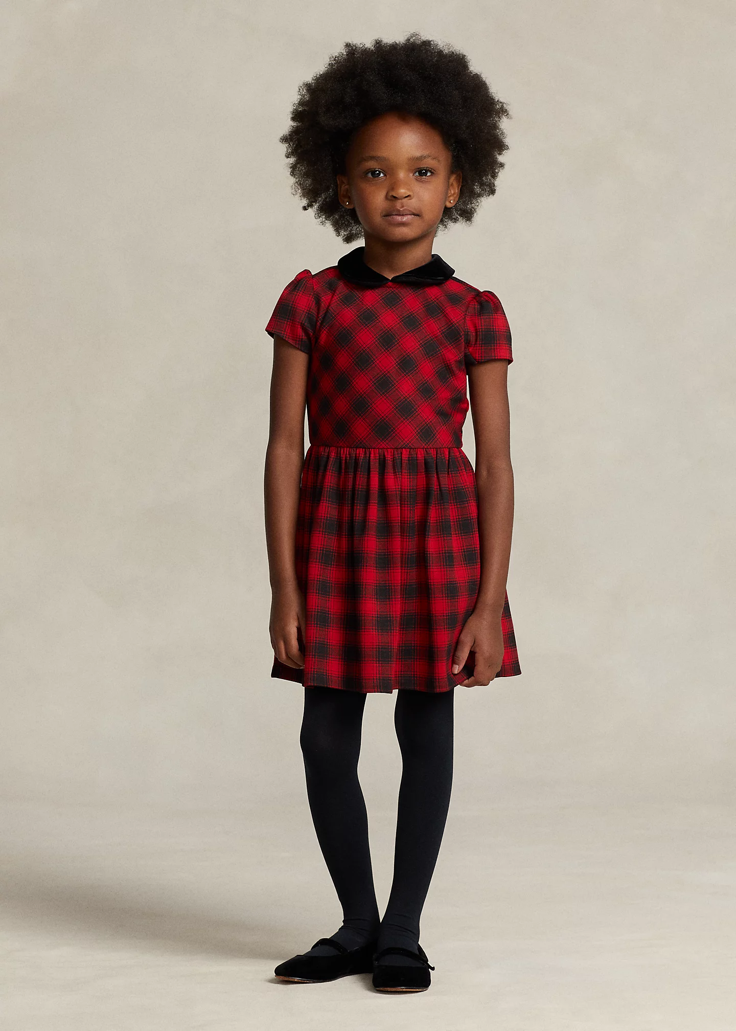 Buffalo Check Stretch Ponte Dress