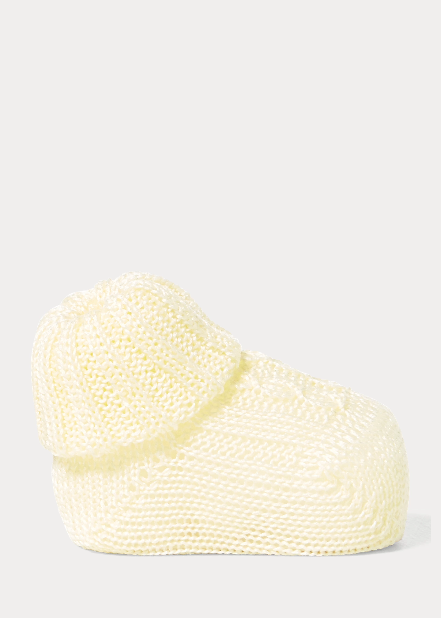 Cable-Knit Cotton Booties