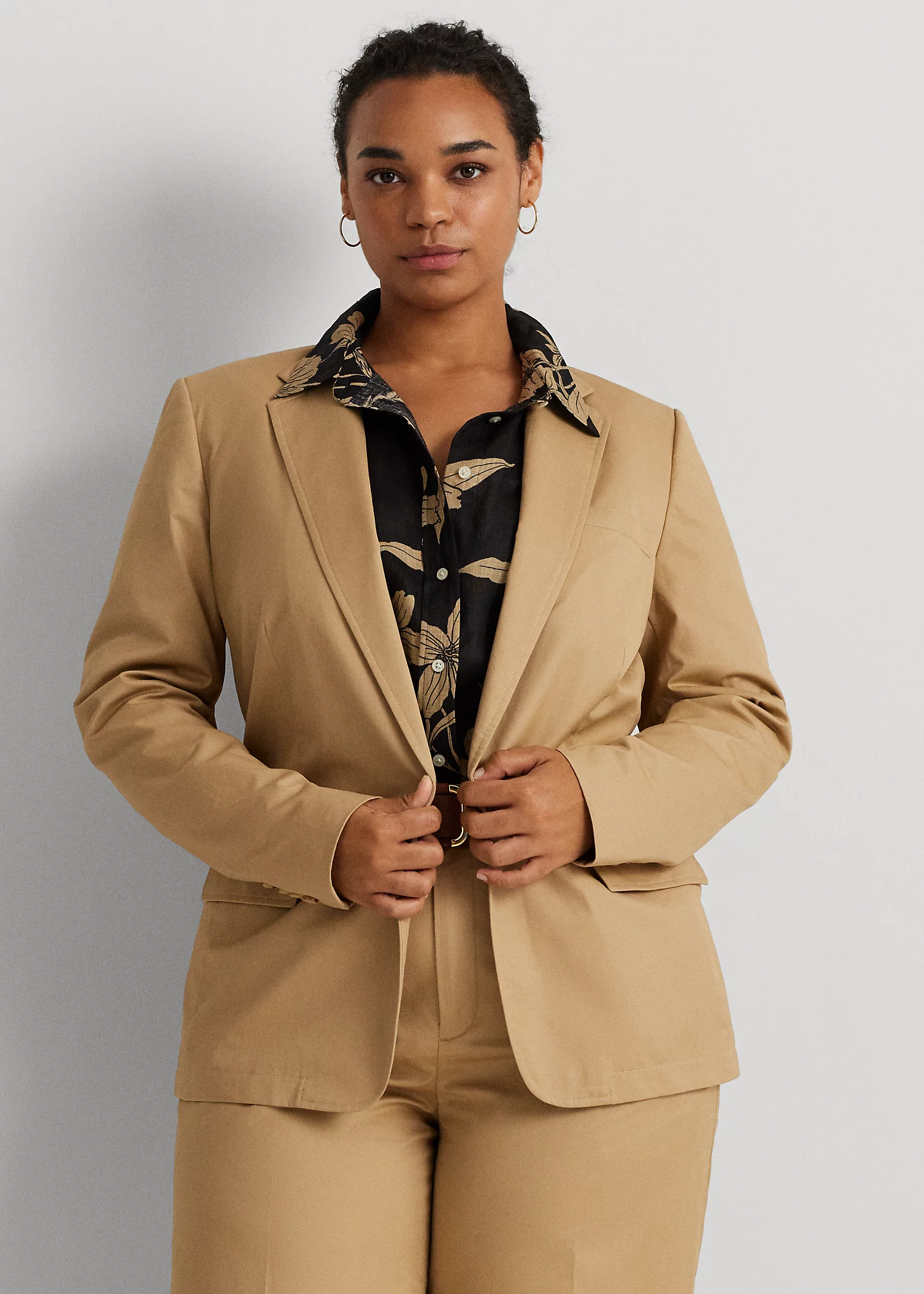 Cotton Twill Blazer