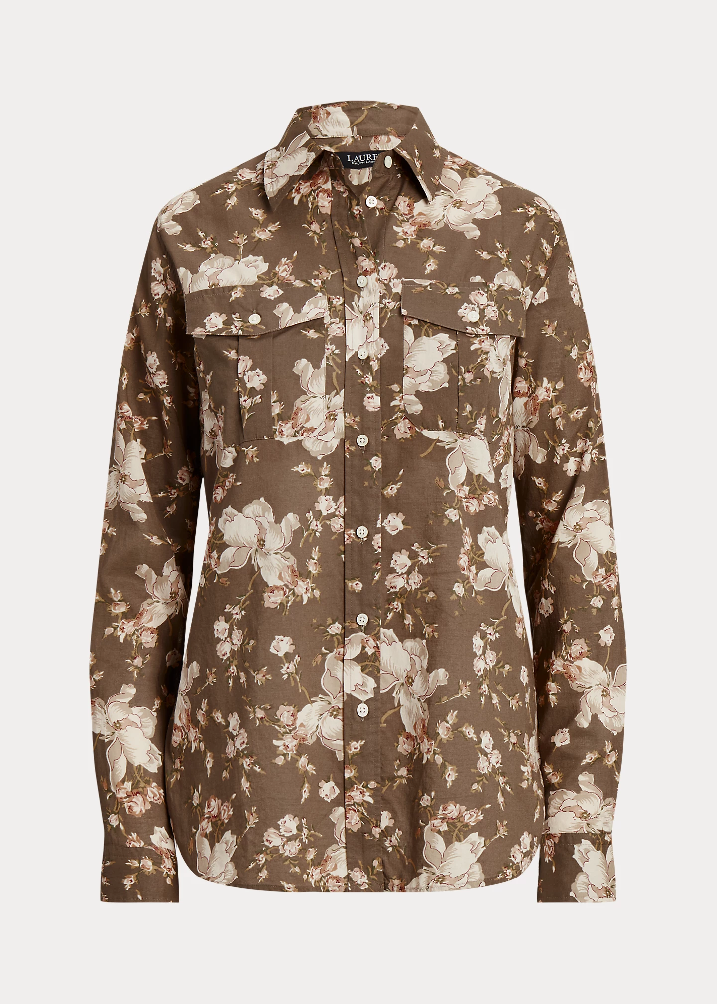 Floral Cotton Voile Shirt