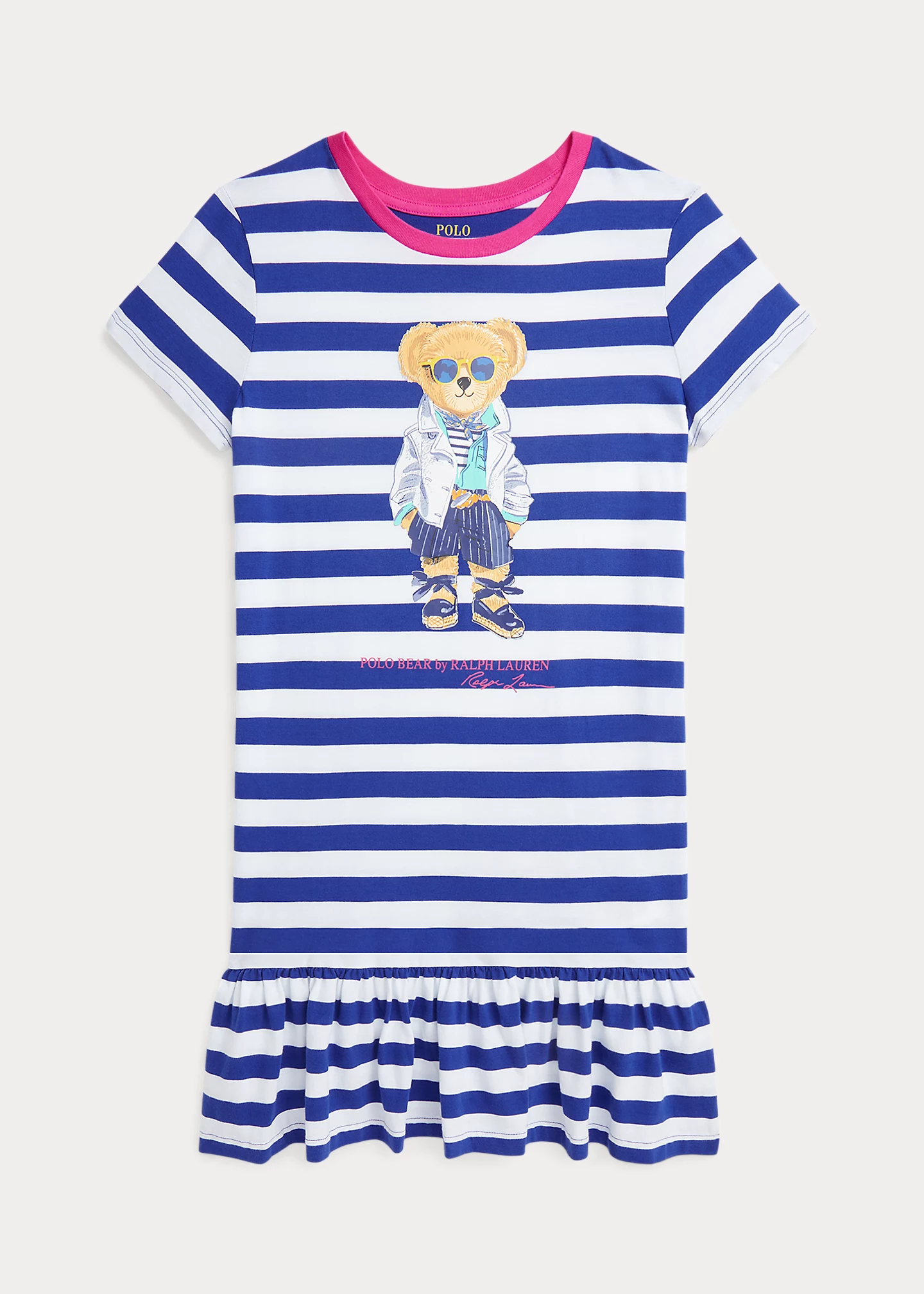Polo Bear Cotton Jersey Tee Dress