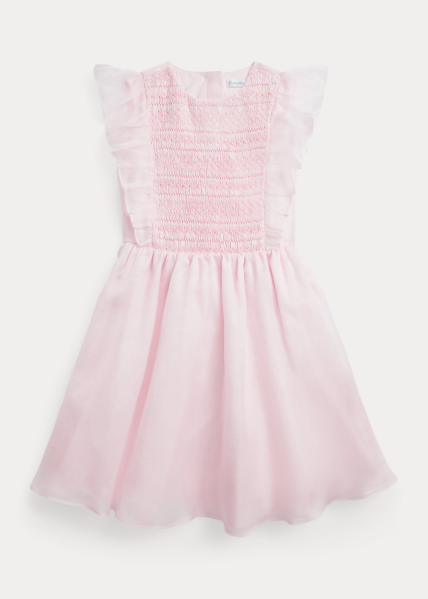 Smocked Mulberry Silk Dress