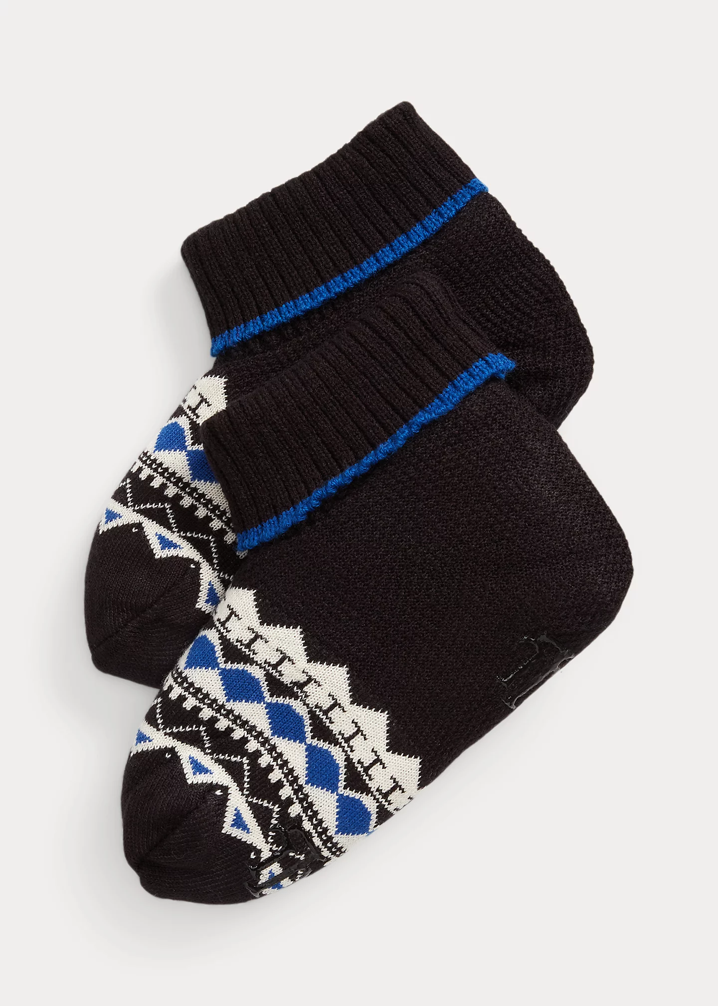 Fair Isle Quarter-Top Sock