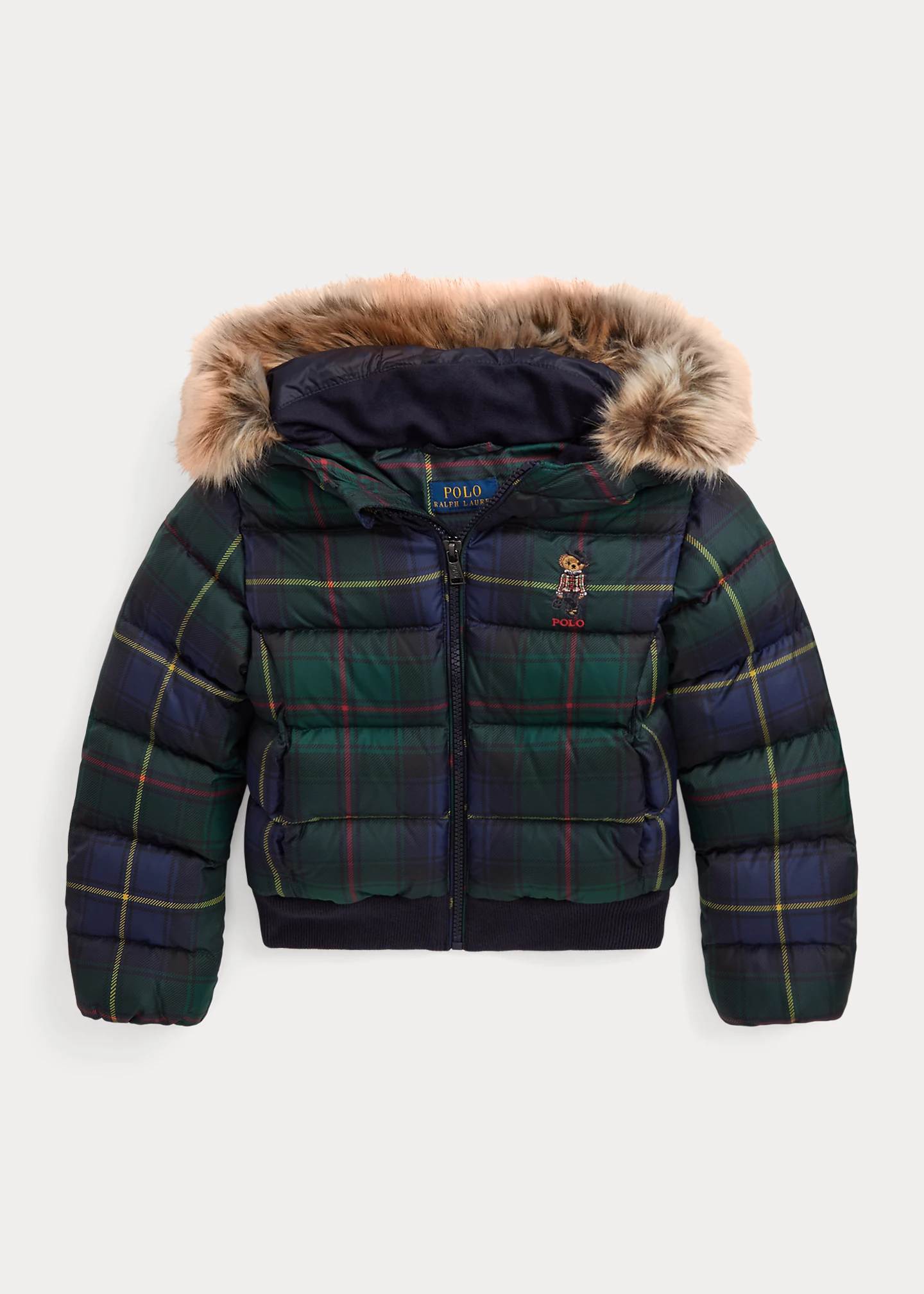 Water-Resistant Polo Bear Down Jacket