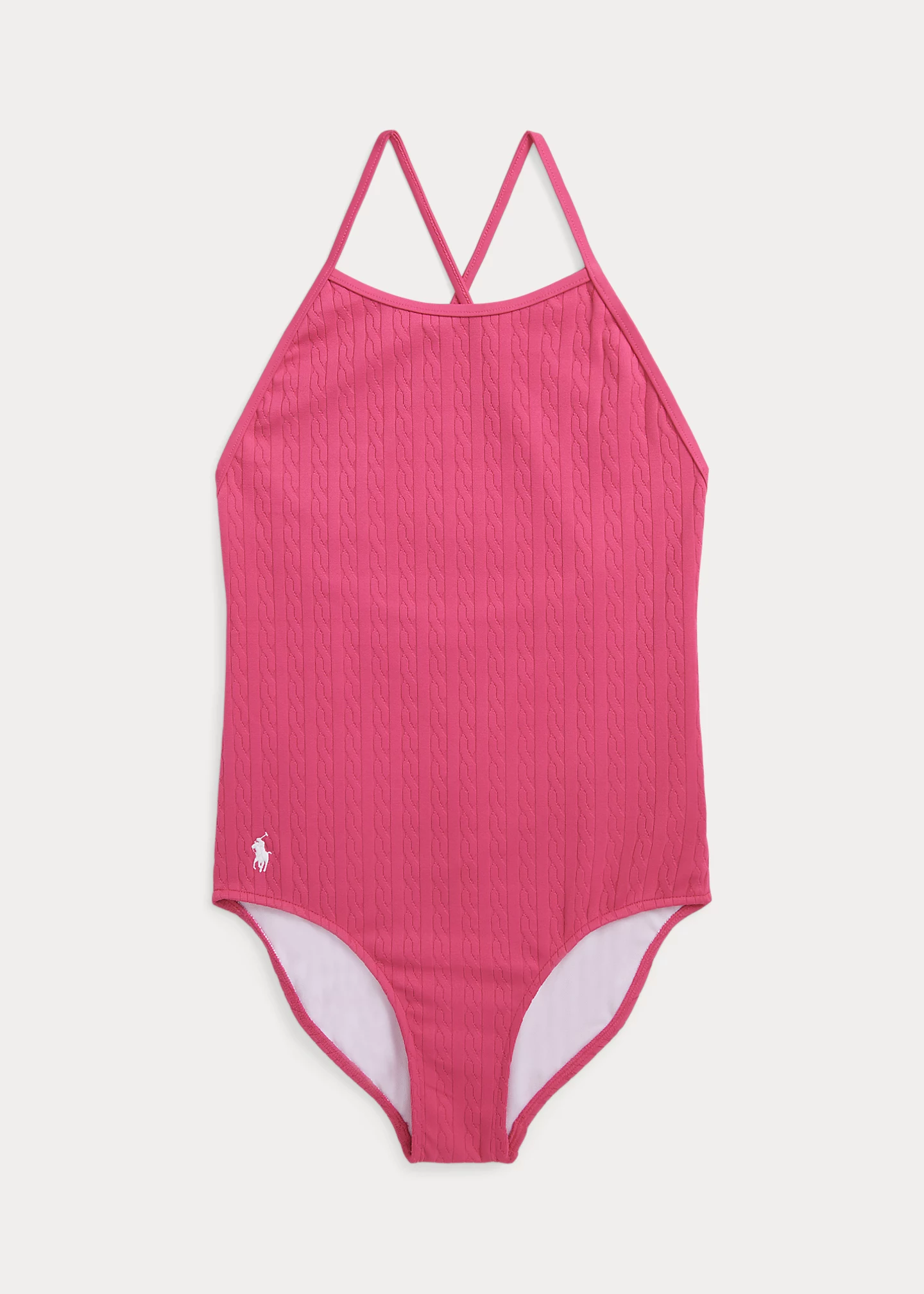 Stretch Jacquard One-Piece Swimsuit