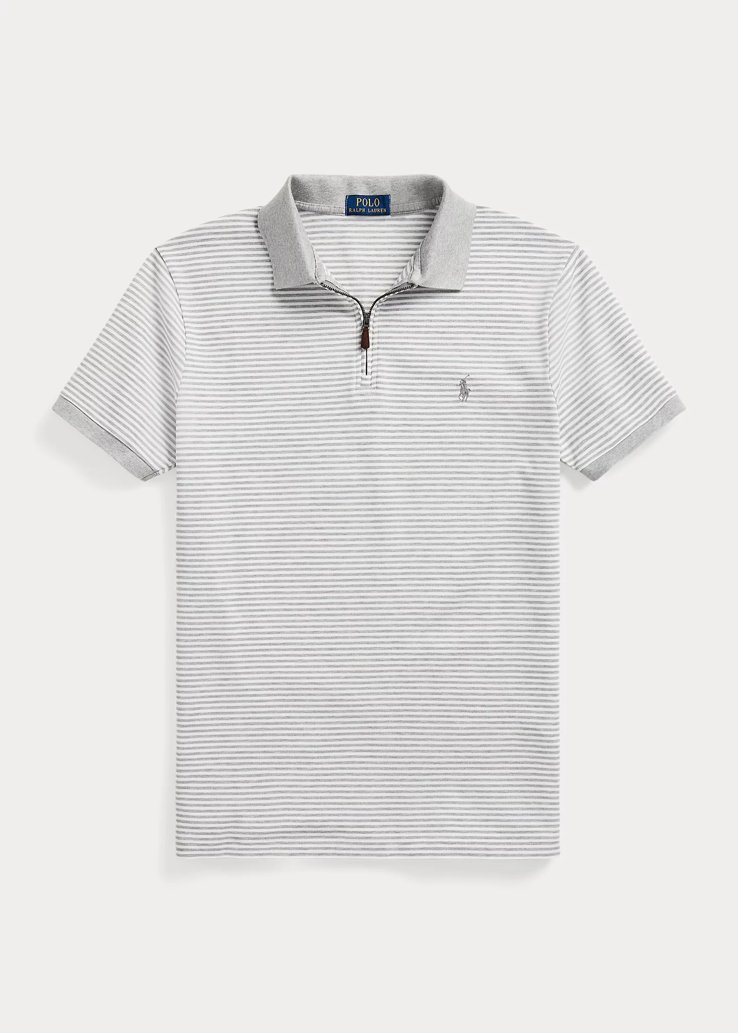 Custom Slim Fit Stretch Mesh Polo Shirt