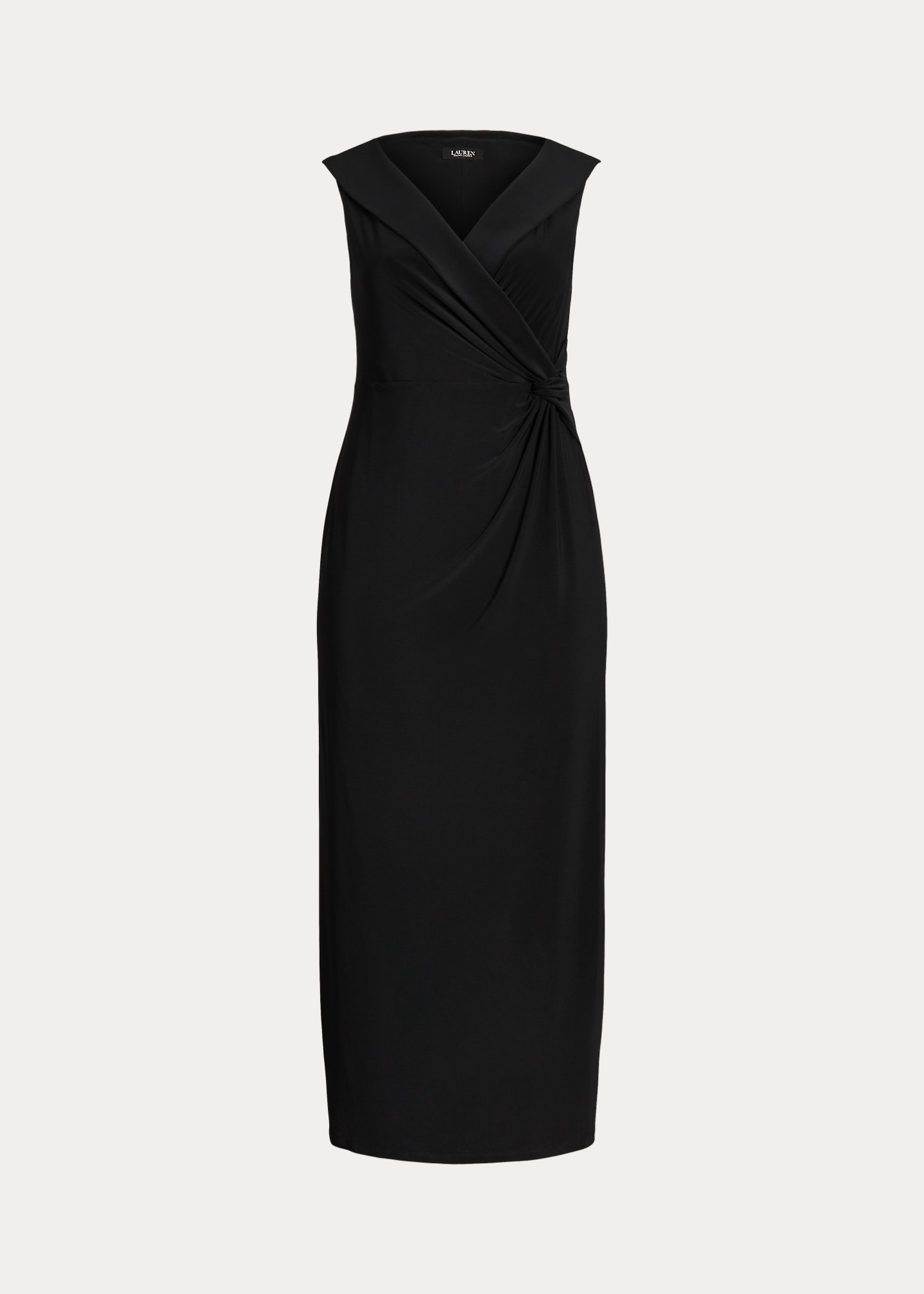 Jersey Off-the-Shoulder Gown