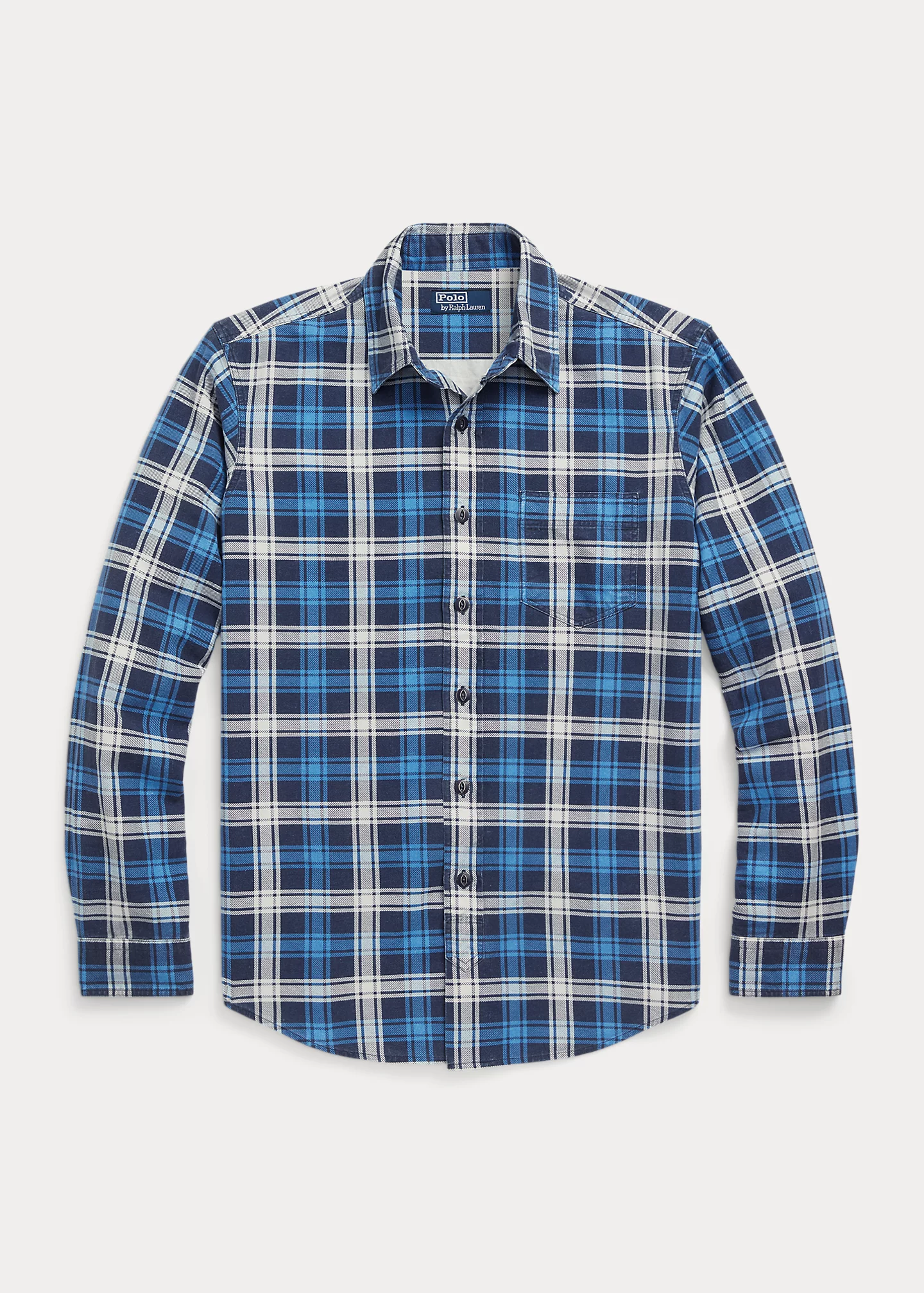 Classic Fit Plaid-Print Flannel Shirt