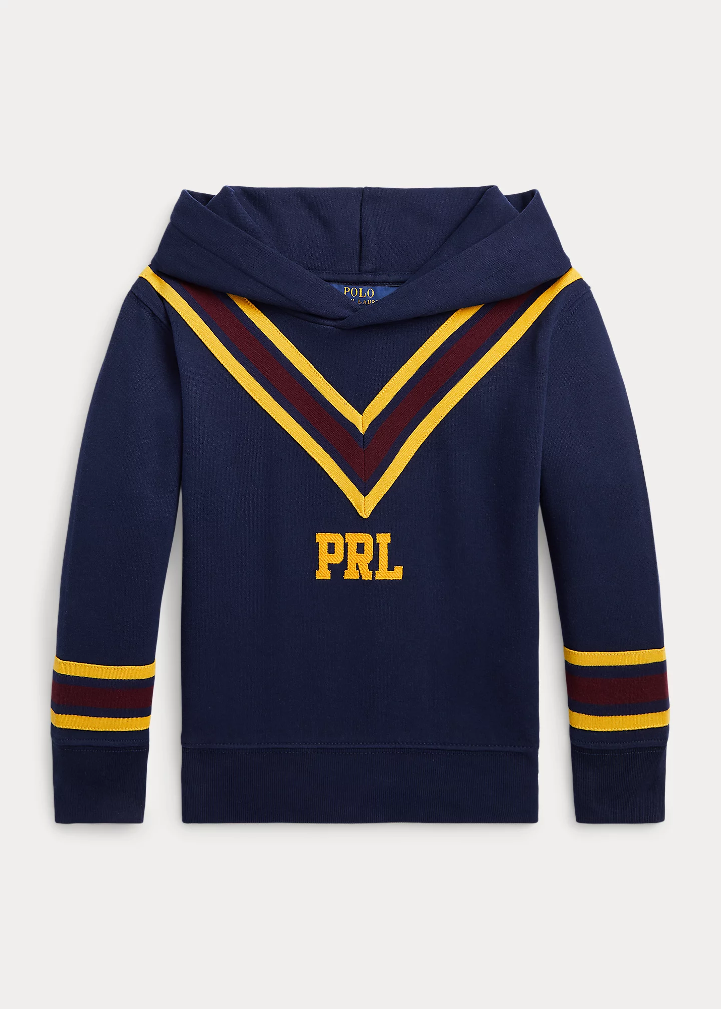 Cricket-Stripe Fleece Hoodie