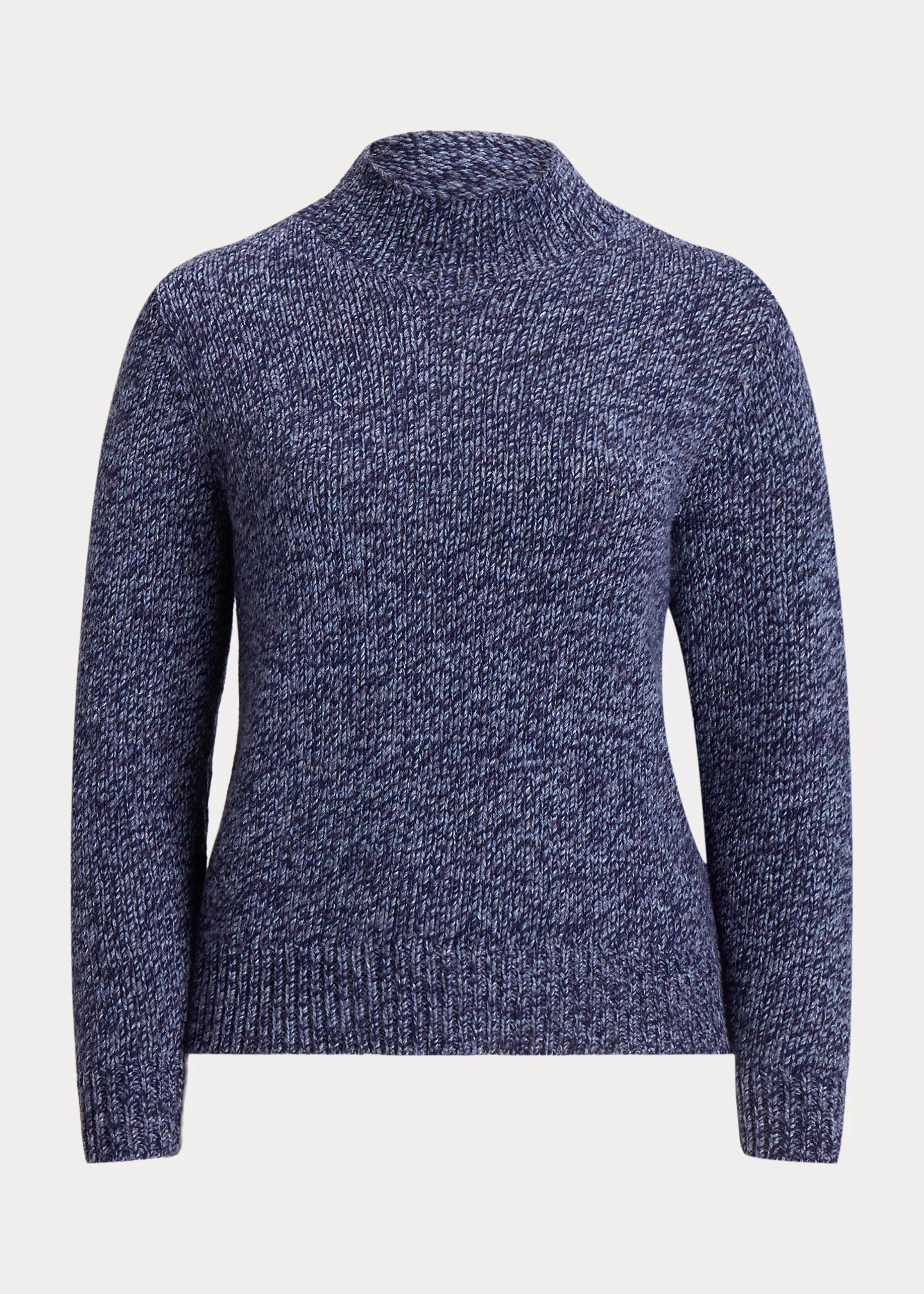 Wool-Blend Funnelneck Sweater