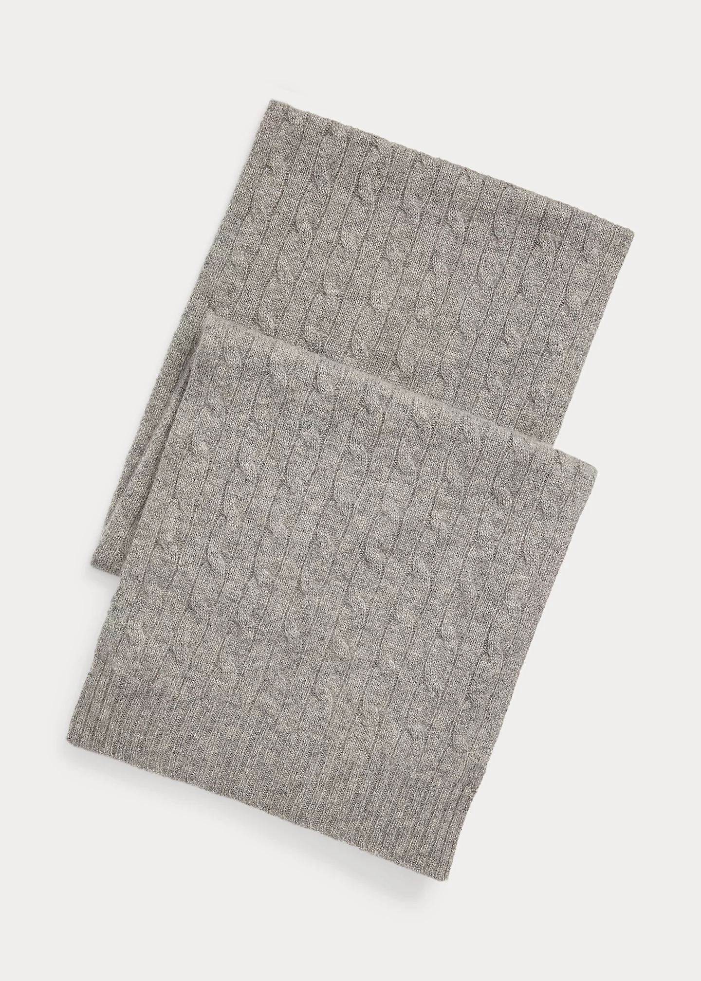 Cable-Knit Cashmere Scarf