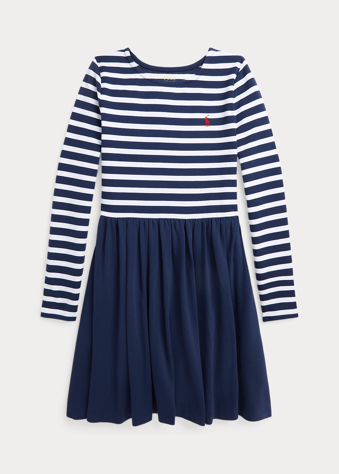 Striped Stretch Ponte Dress