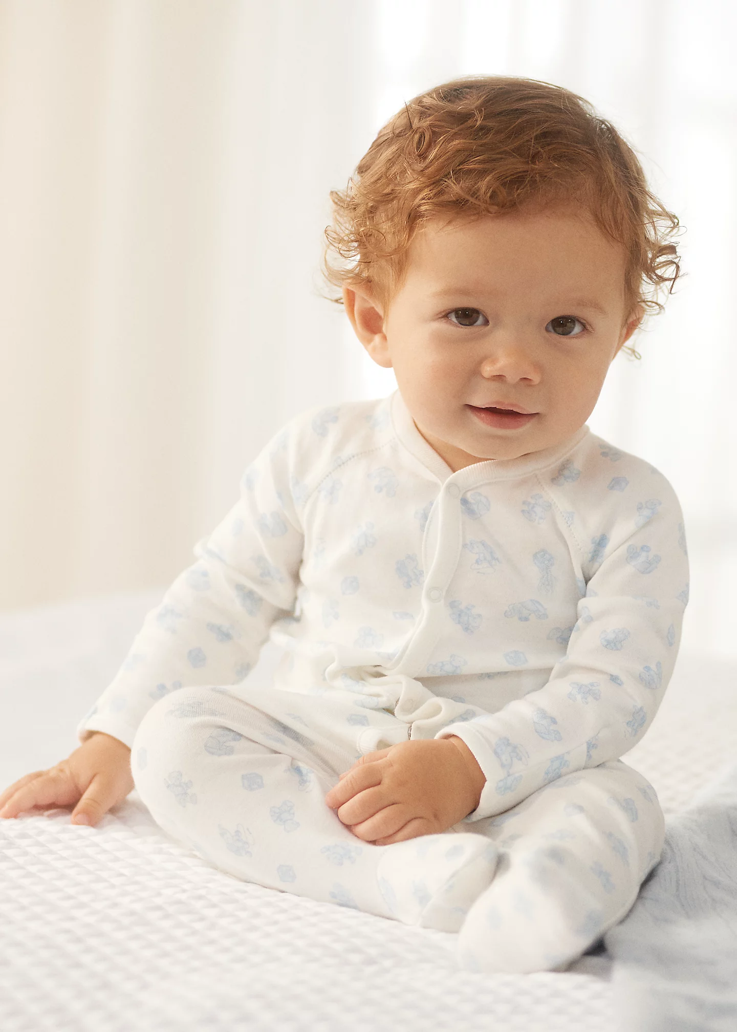 Cotton Interlock Footed Coverall