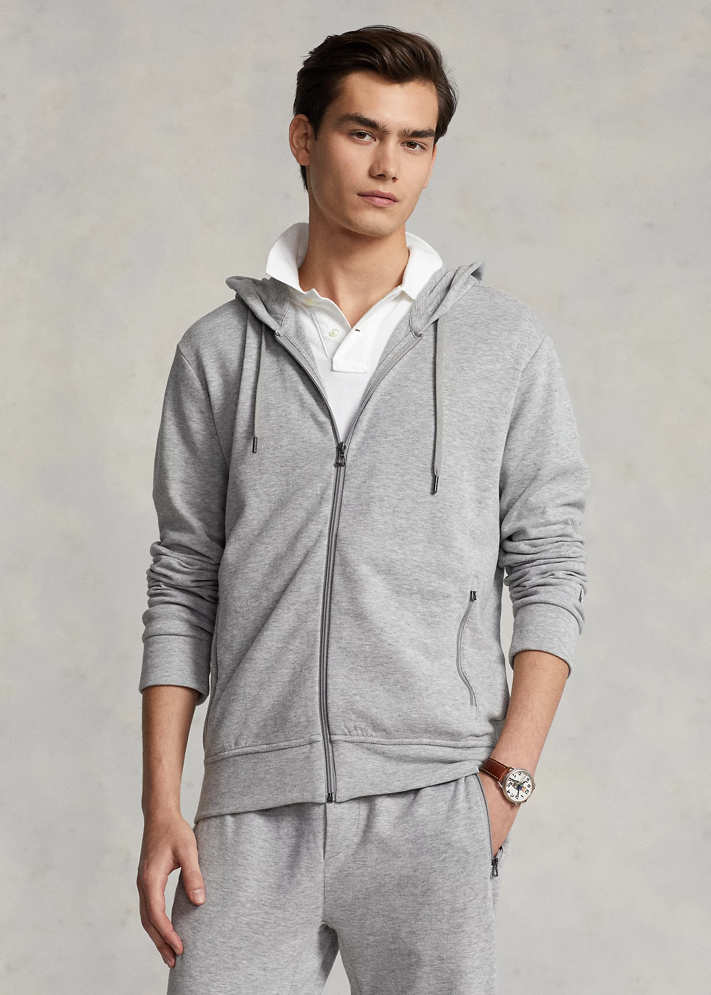 Double-Knit Full-Zip Hoodie